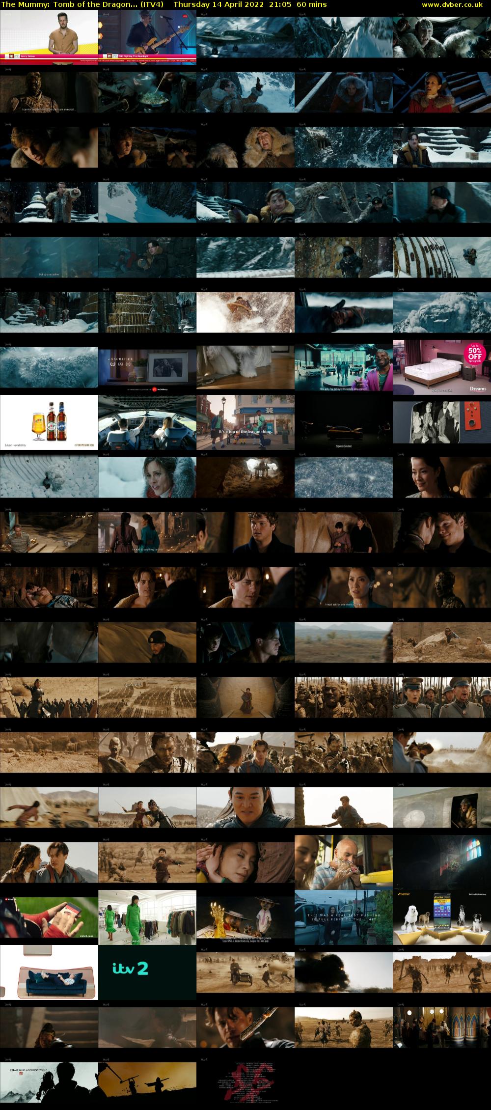 The Mummy: Tomb of the Dragon... (ITV4) Thursday 14 April 2022 21:05 - 22:05