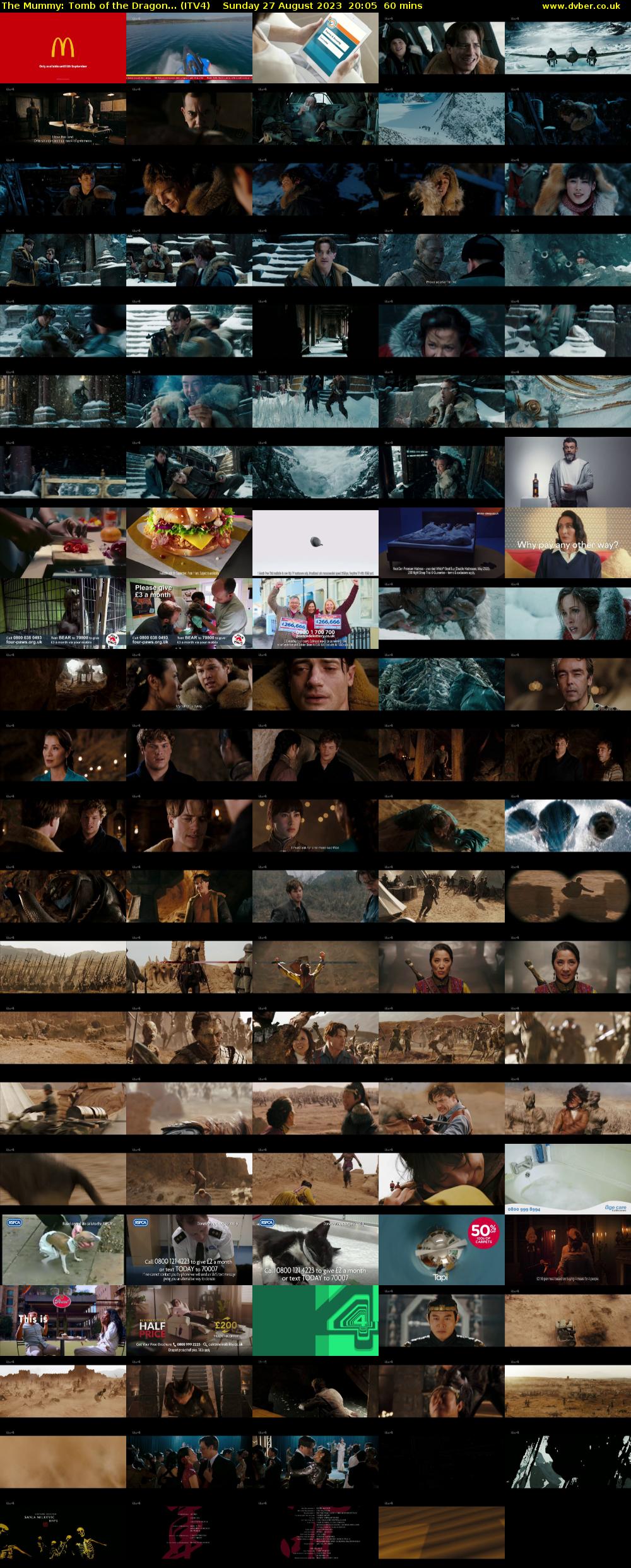 The Mummy: Tomb of the Dragon... (ITV4) Sunday 27 August 2023 20:05 - 21:05