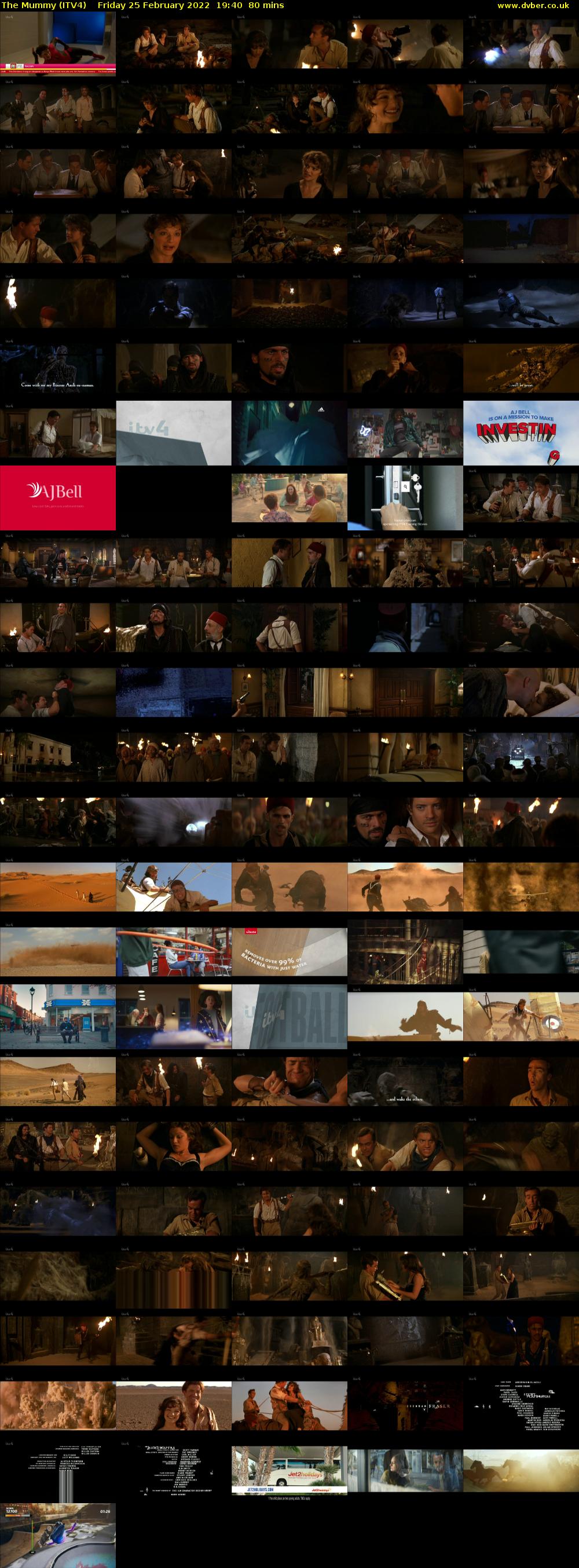 The Mummy (ITV4) Friday 25 February 2022 19:40 - 21:00