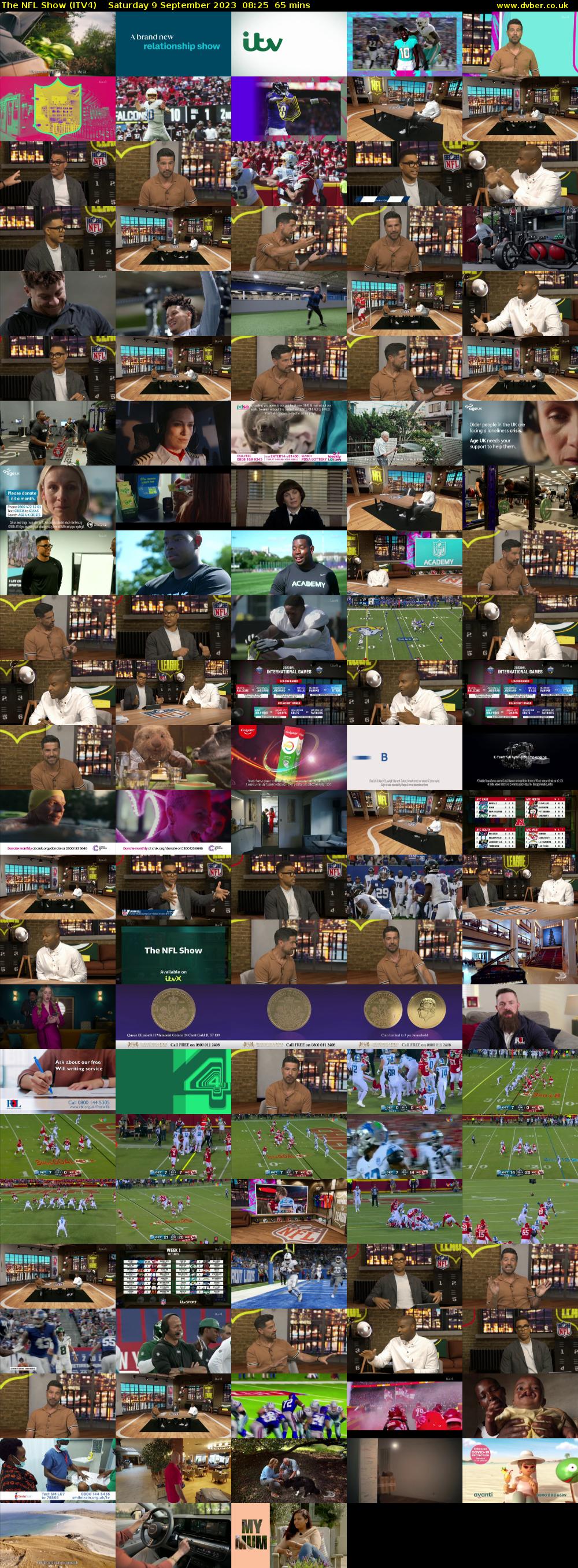 The NFL Show (ITV4) Saturday 9 September 2023 08:25 - 09:30