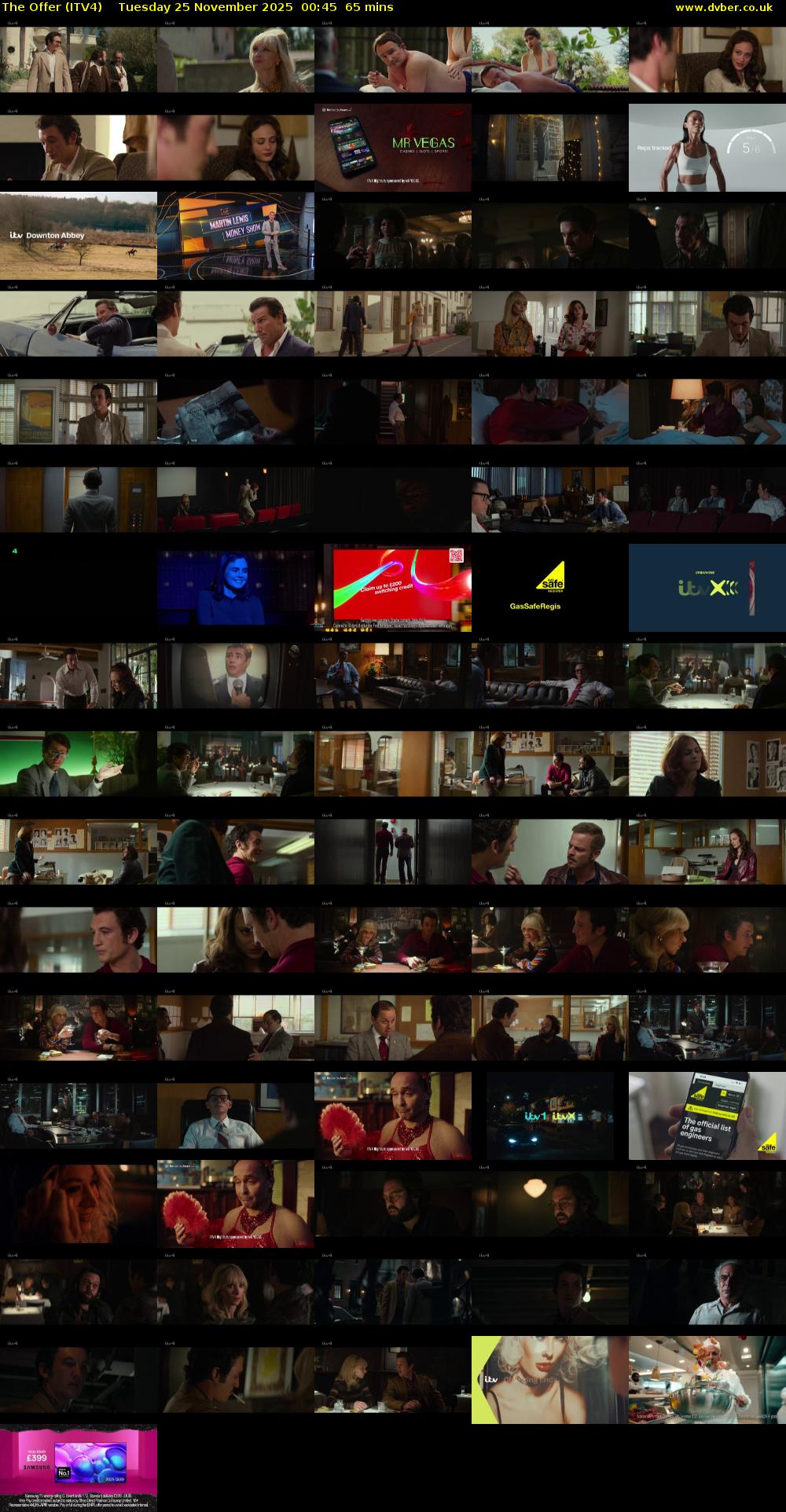 The Offer (ITV4) Tuesday 25 November 2025 00:45 - 01:50