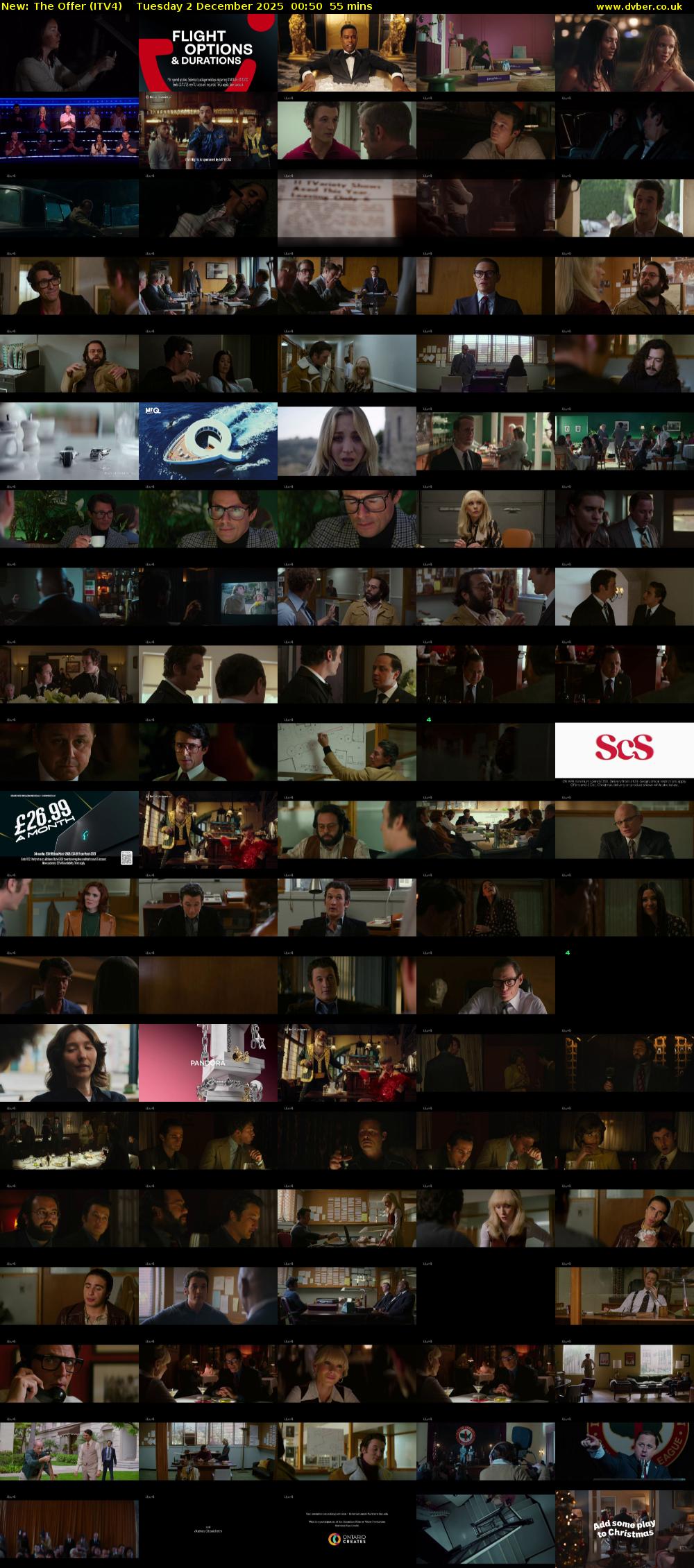 The Offer (ITV4) Tuesday 2 December 2025 00:50 - 01:45