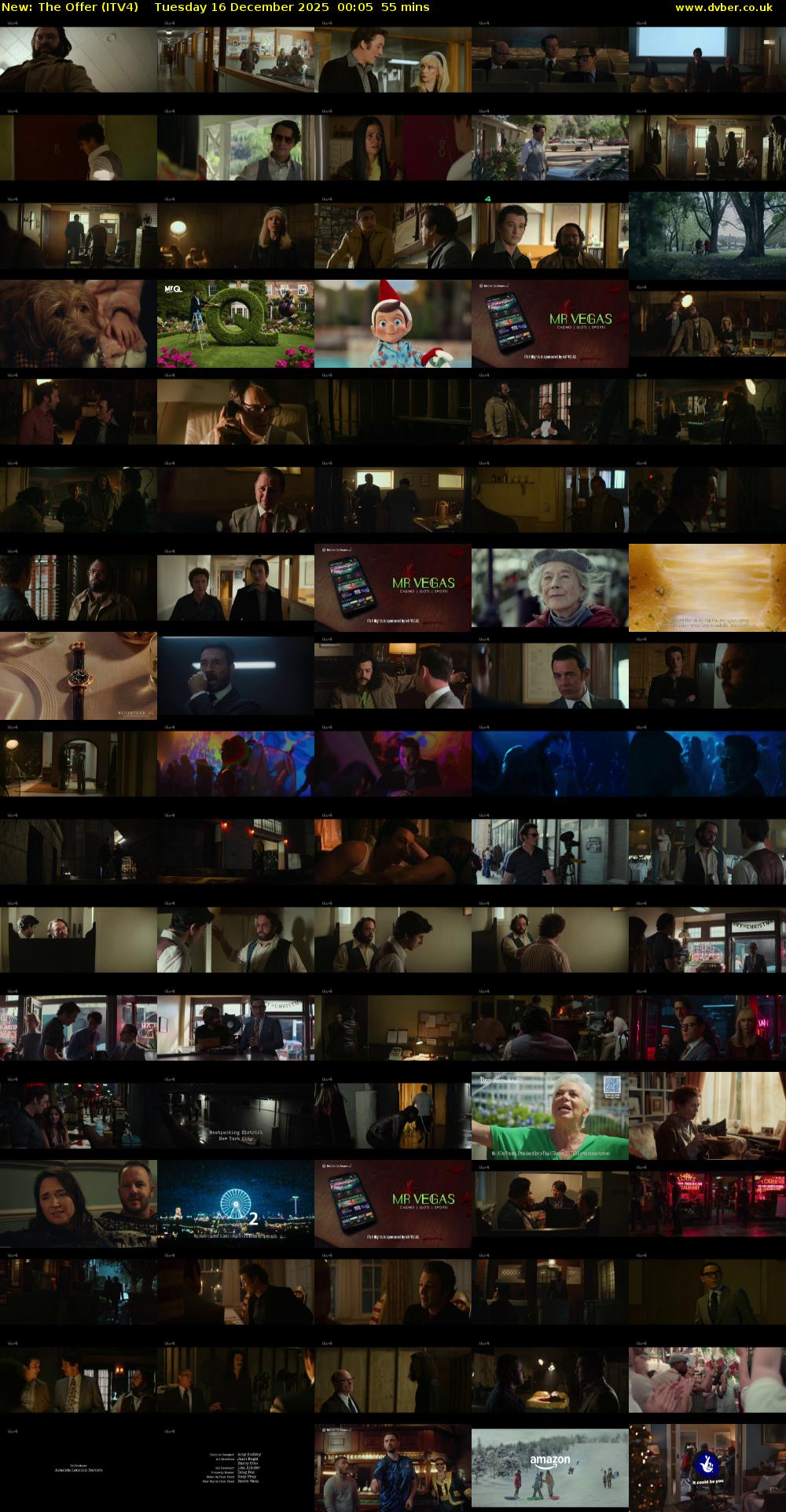 The Offer (ITV4) Tuesday 16 December 2025 00:05 - 01:00