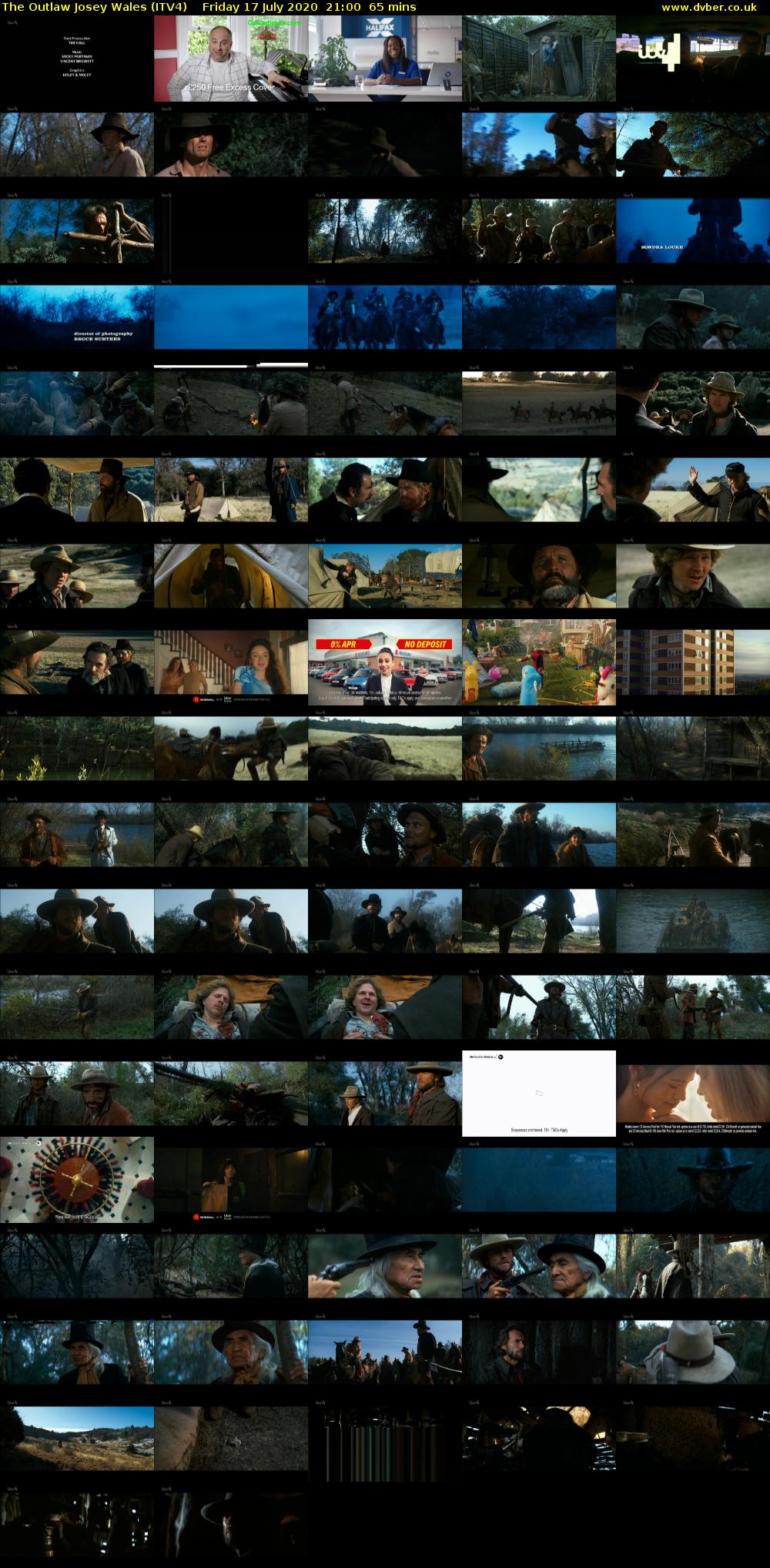 The Outlaw Josey Wales (ITV4) Friday 17 July 2020 21:00 - 22:05