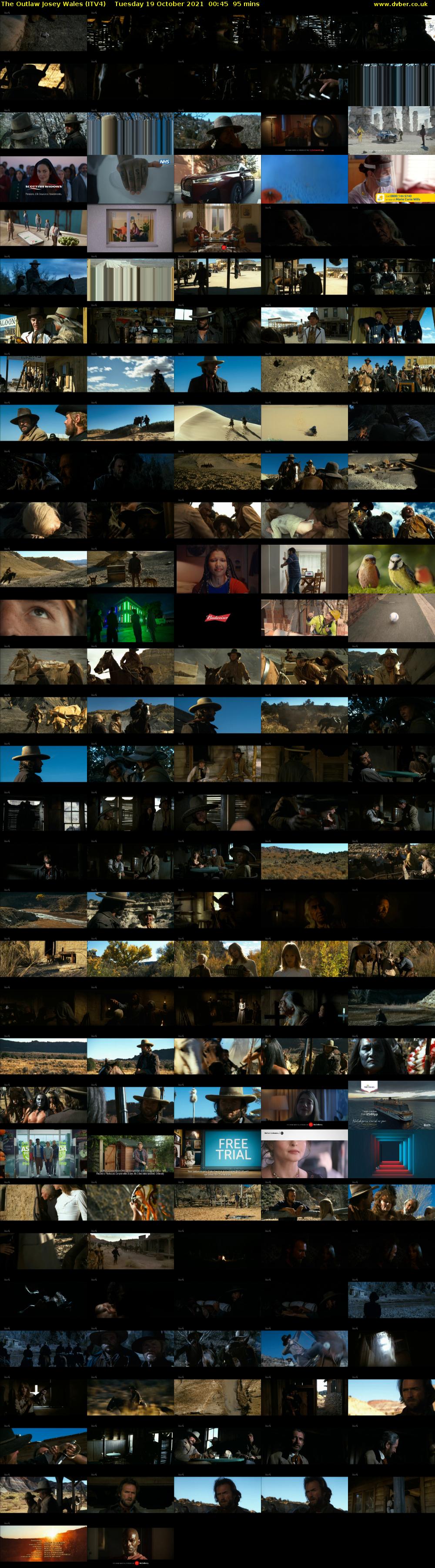 The Outlaw Josey Wales (ITV4) Tuesday 19 October 2021 00:45 - 02:20