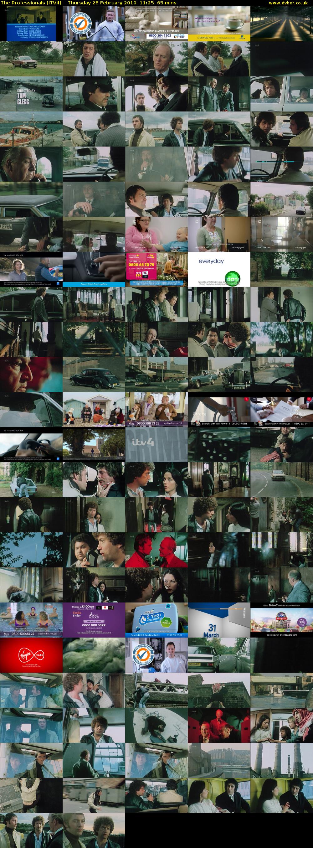 The Professionals (ITV4) Thursday 28 February 2019 11:25 - 12:30