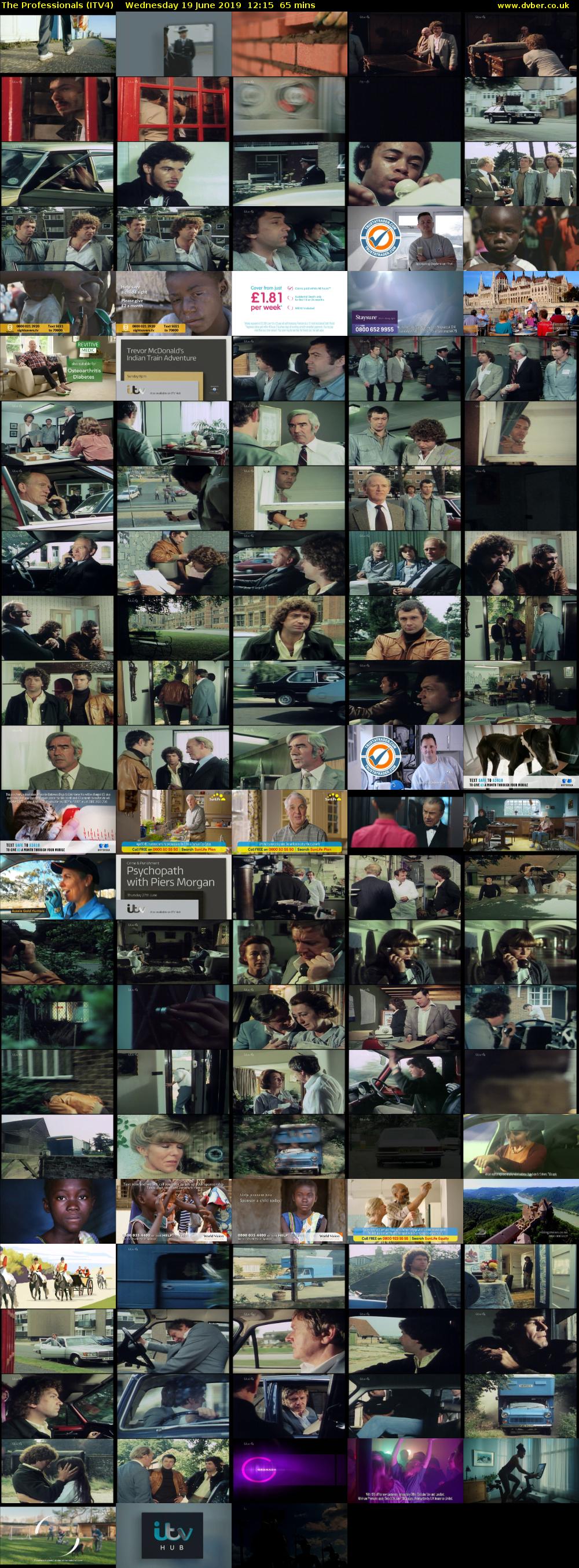 The Professionals (ITV4) Wednesday 19 June 2019 12:15 - 13:20