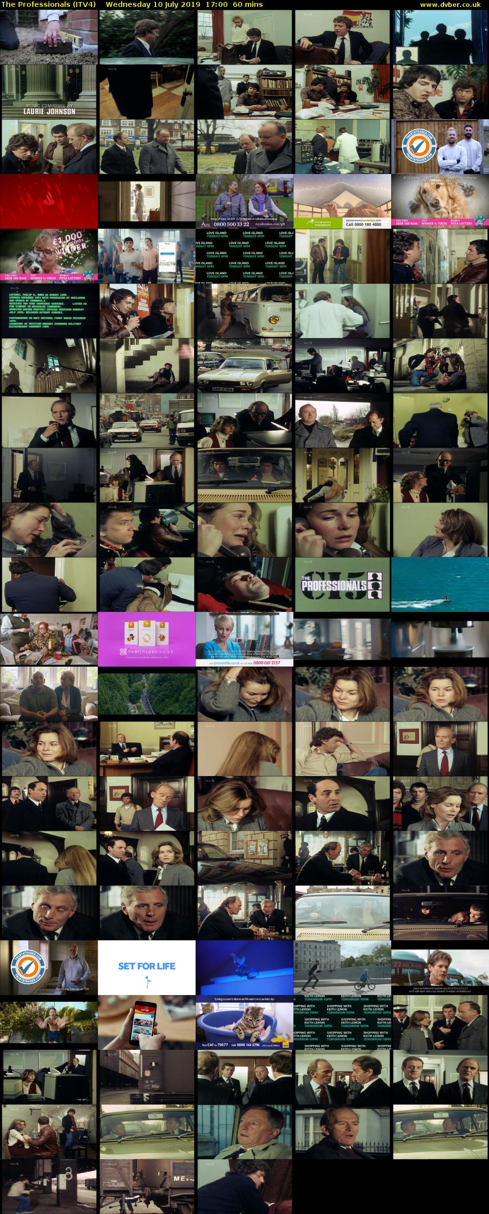 The Professionals (ITV4) Wednesday 10 July 2019 17:00 - 18:00