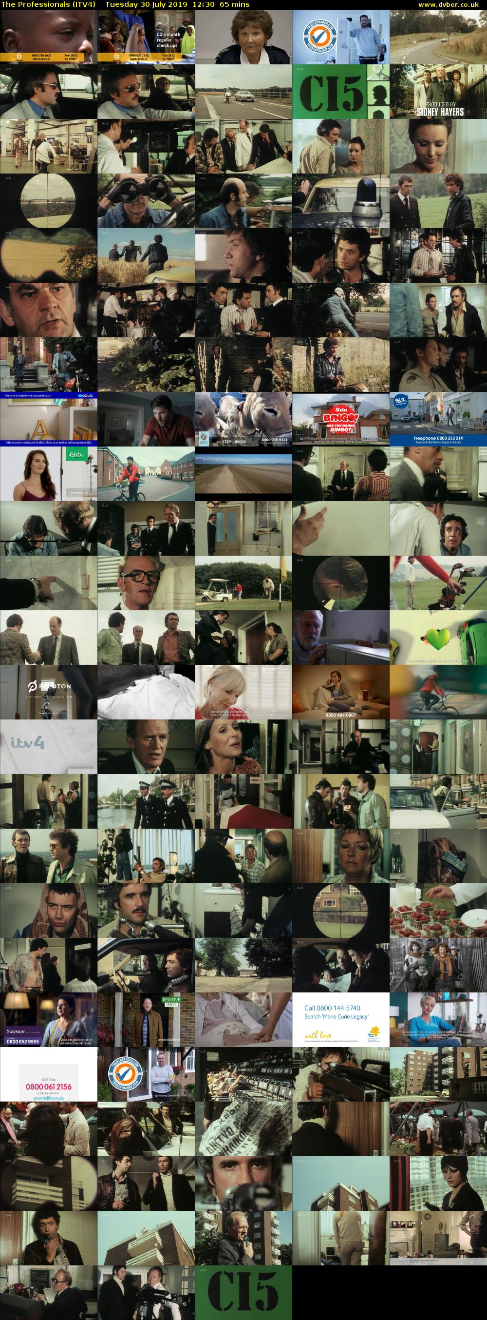 The Professionals (ITV4) Tuesday 30 July 2019 12:30 - 13:35