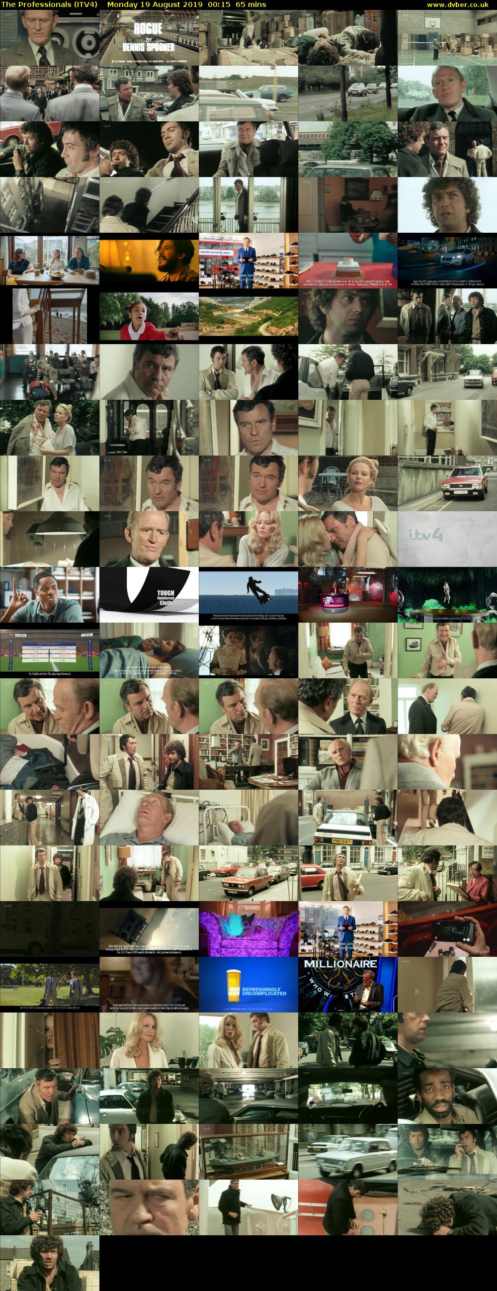 The Professionals (ITV4) Monday 19 August 2019 00:15 - 01:20