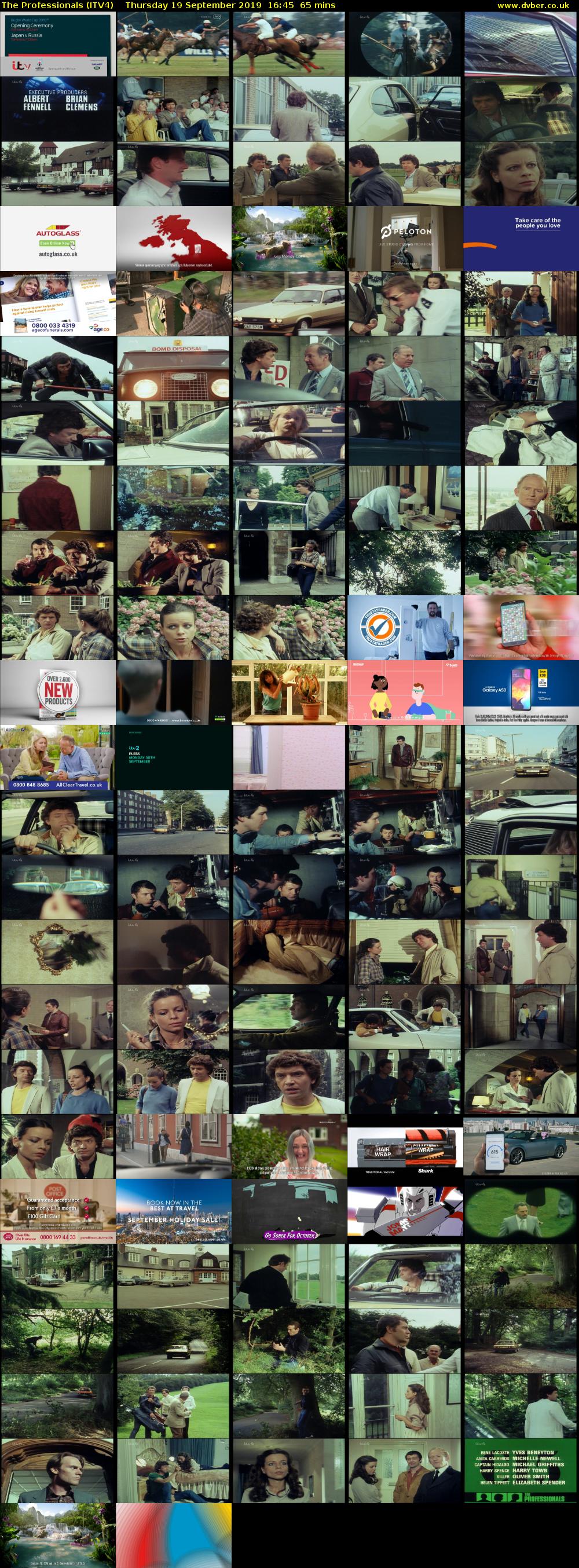 The Professionals (ITV4) Thursday 19 September 2019 16:45 - 17:50