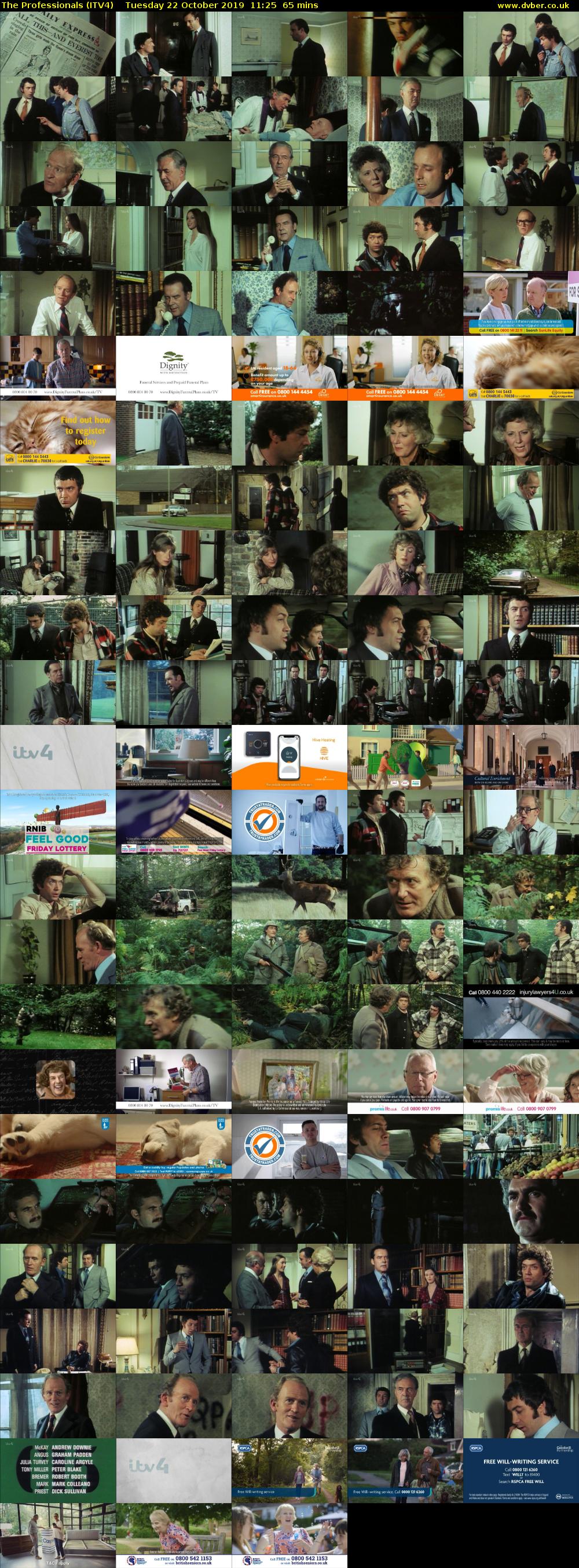 The Professionals (ITV4) Tuesday 22 October 2019 11:25 - 12:30