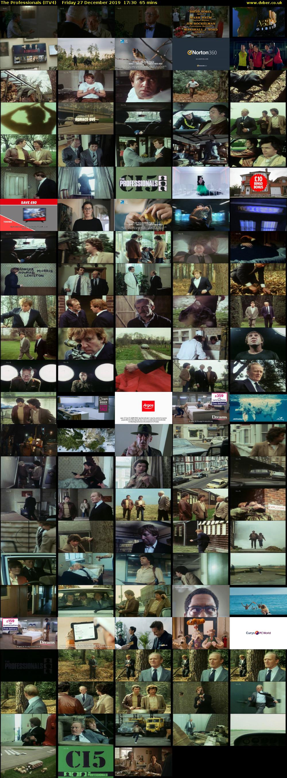 The Professionals (ITV4) Friday 27 December 2019 17:30 - 18:35