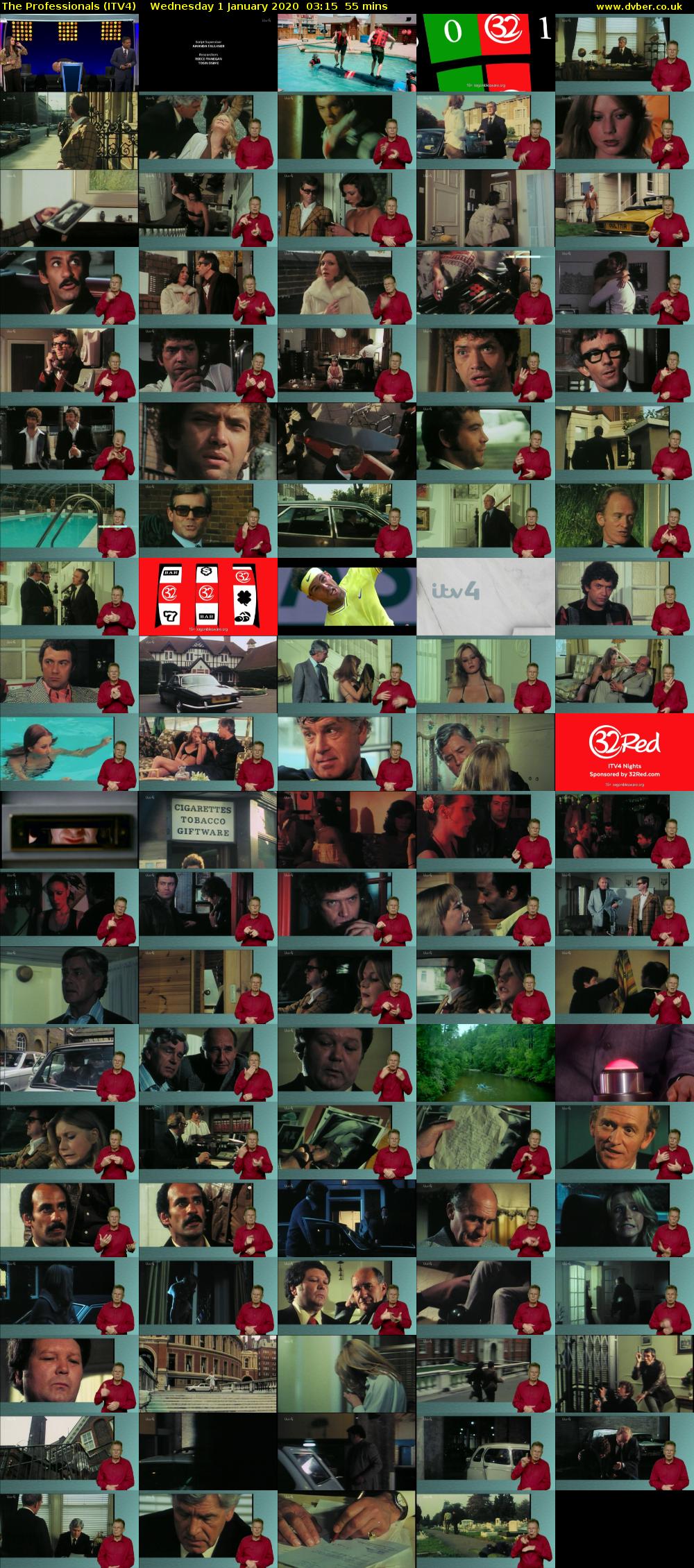 The Professionals (ITV4) Wednesday 1 January 2020 03:15 - 04:10