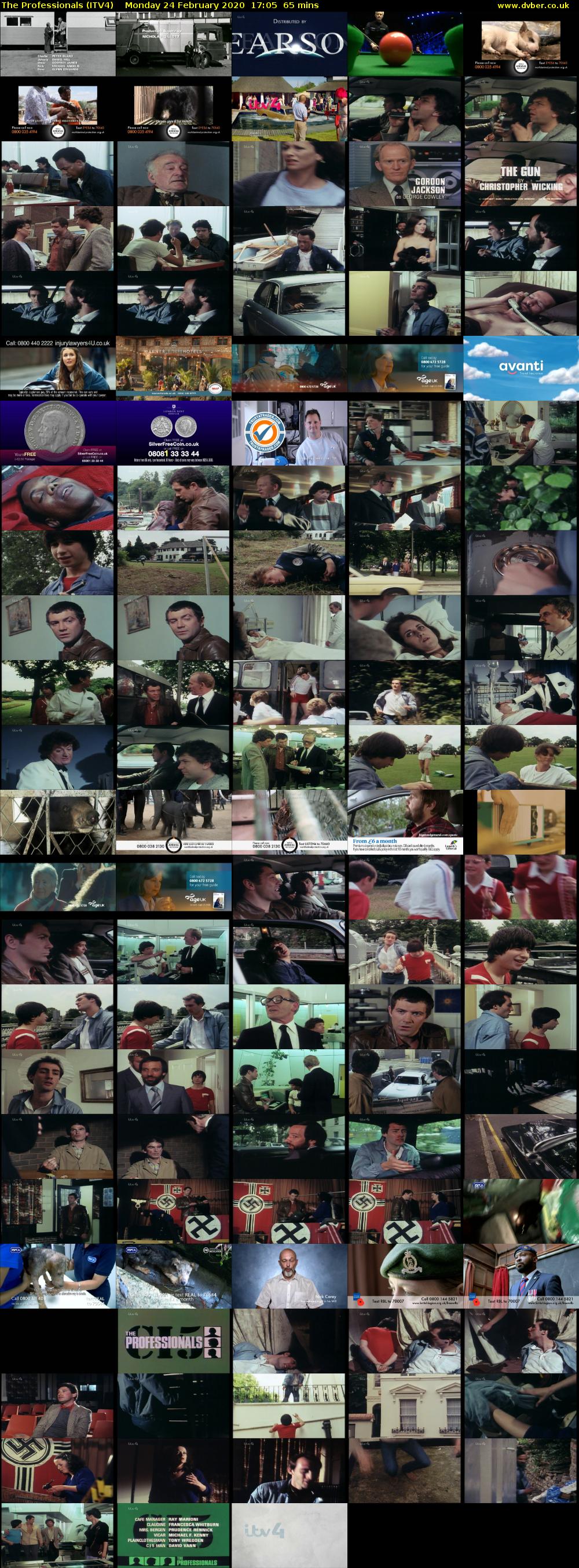 The Professionals (ITV4) Monday 24 February 2020 17:05 - 18:10