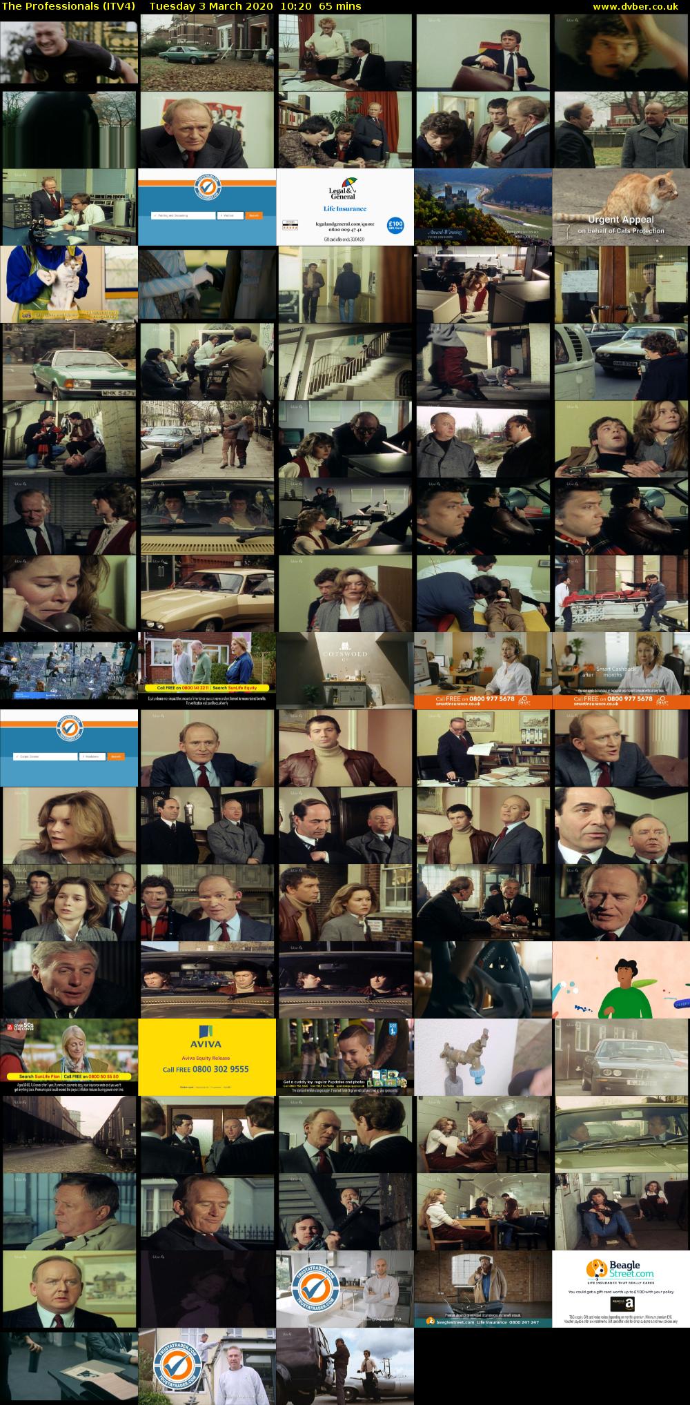 The Professionals (ITV4) Tuesday 3 March 2020 10:20 - 11:25