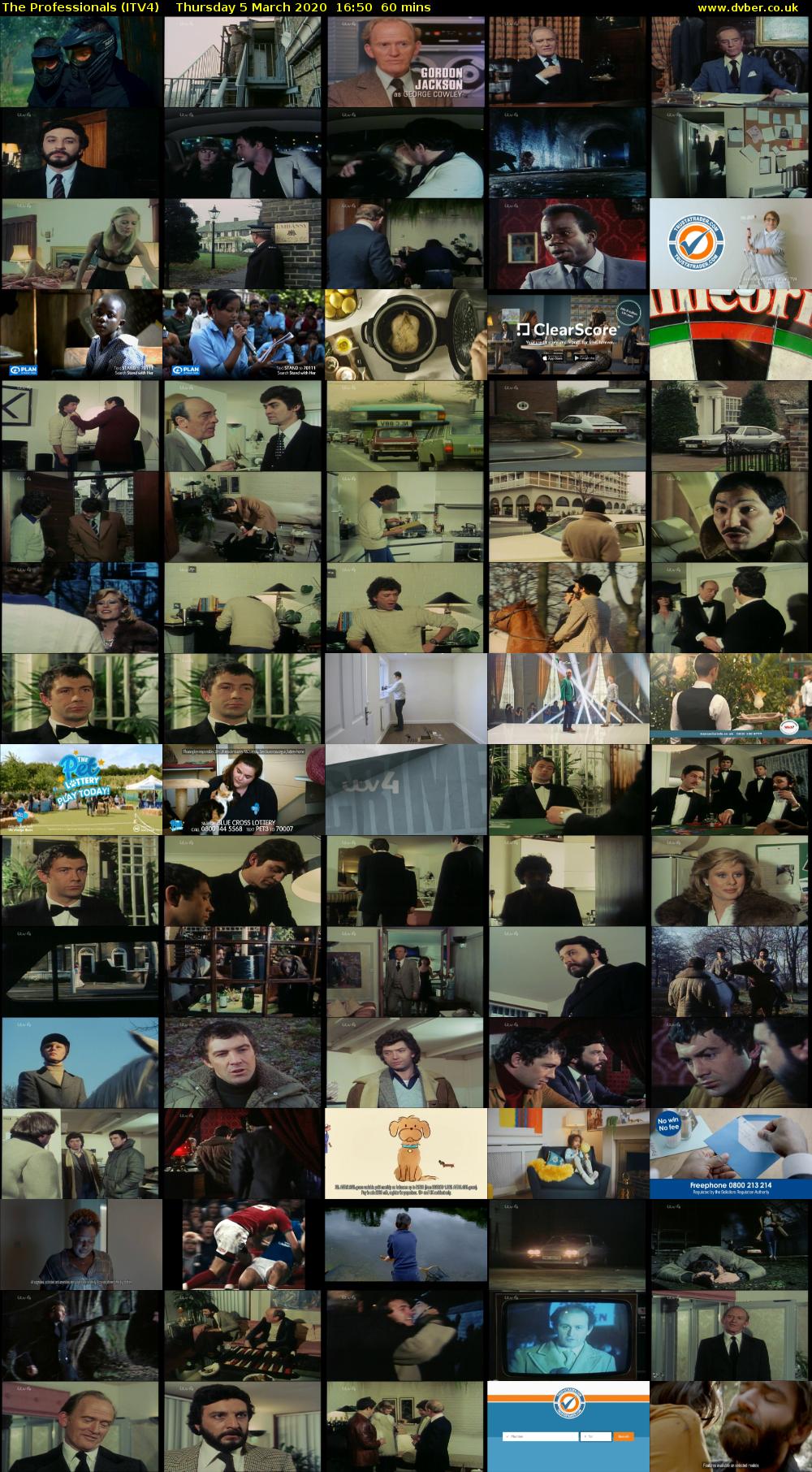 The Professionals (ITV4) Thursday 5 March 2020 16:50 - 17:50