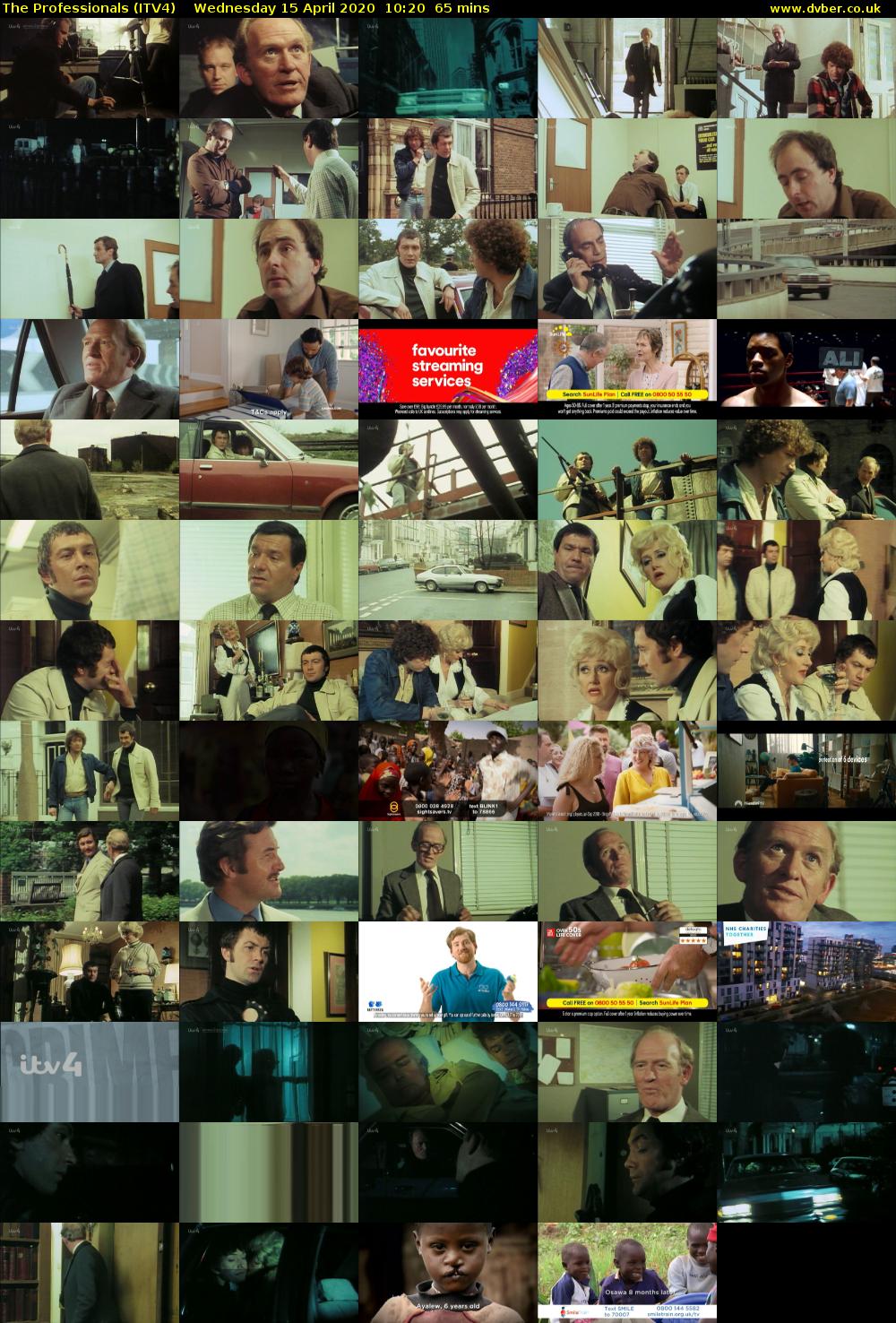 The Professionals (ITV4) Wednesday 15 April 2020 10:20 - 11:25
