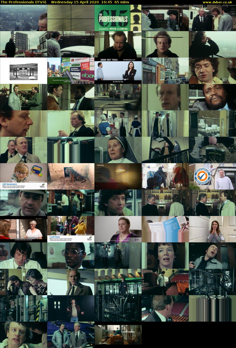 The Professionals (ITV4) Wednesday 15 April 2020 16:45 - 17:50