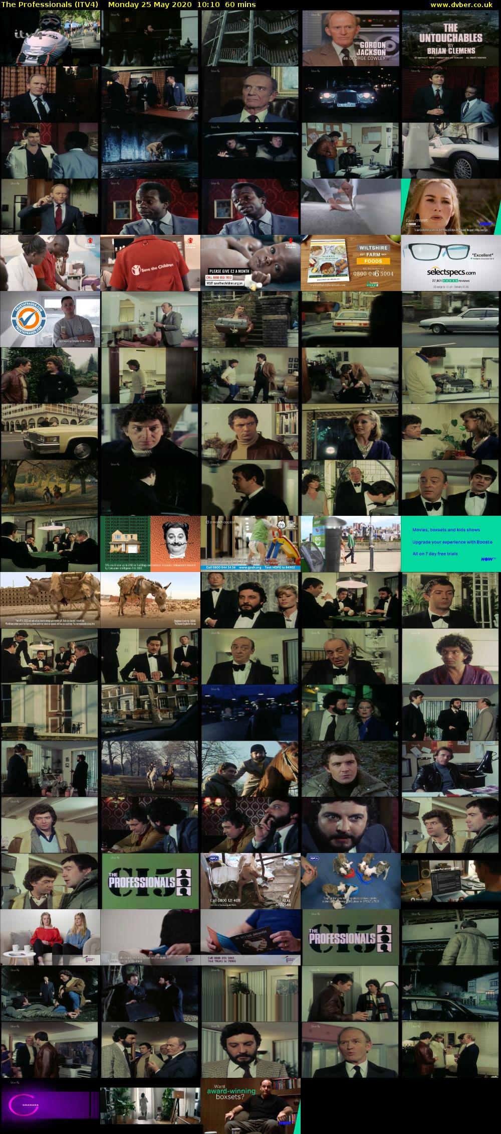 The Professionals (ITV4) Monday 25 May 2020 10:10 - 11:10