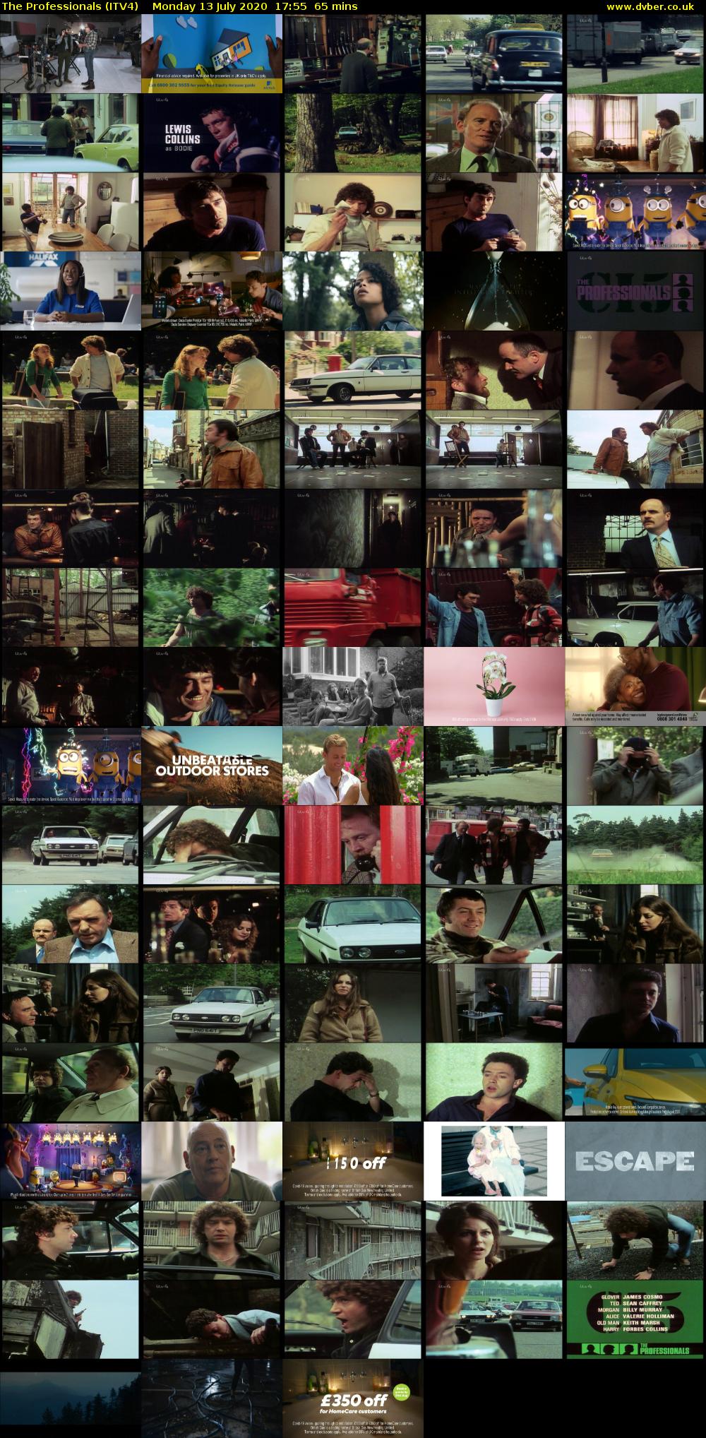 The Professionals (ITV4) Monday 13 July 2020 17:55 - 19:00