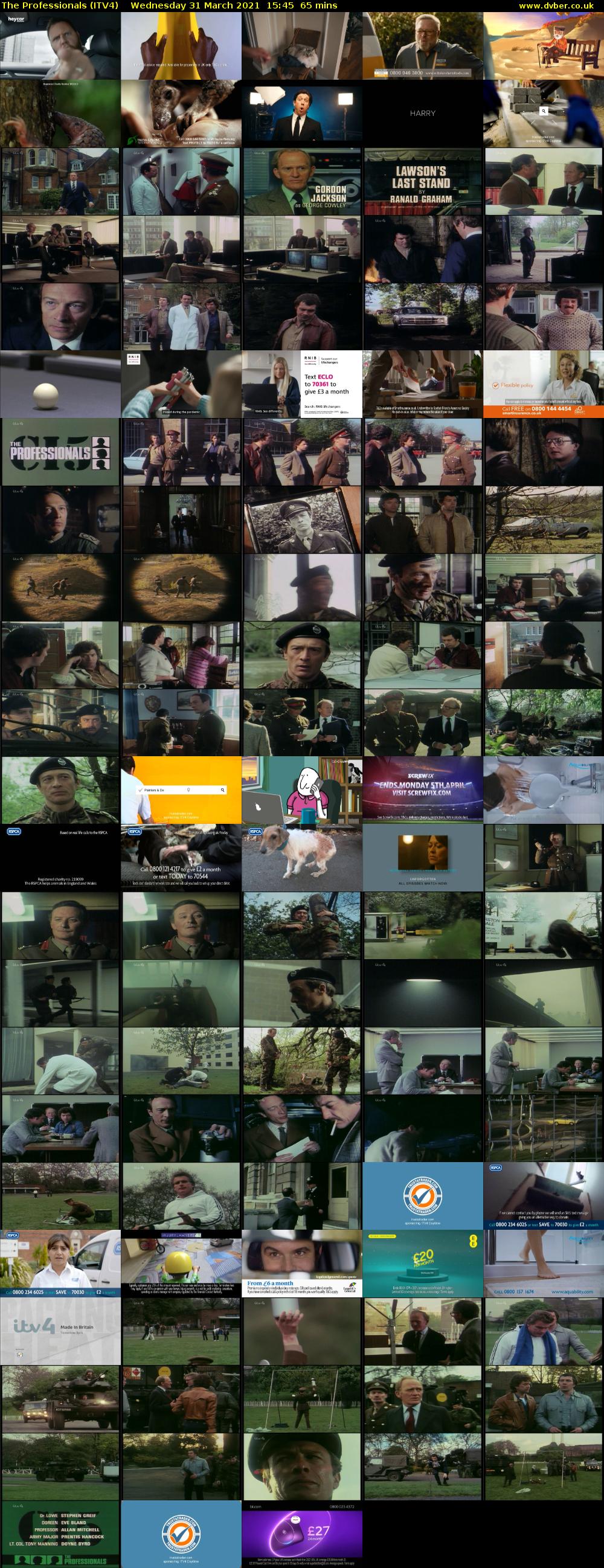 The Professionals (ITV4) Wednesday 31 March 2021 15:45 - 16:50