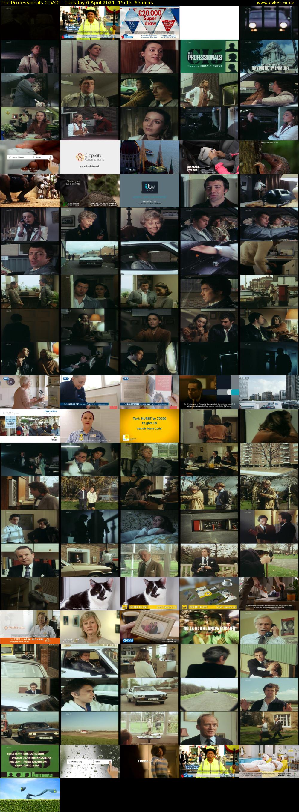 The Professionals (ITV4) Tuesday 6 April 2021 15:45 - 16:50