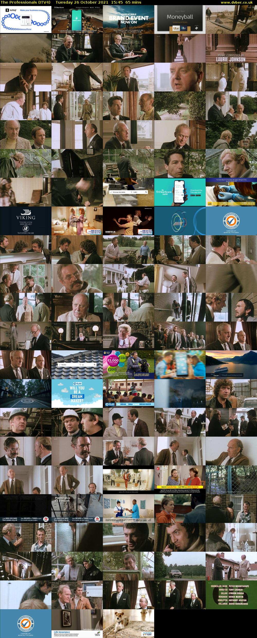 The Professionals (ITV4) Tuesday 26 October 2021 15:45 - 16:50
