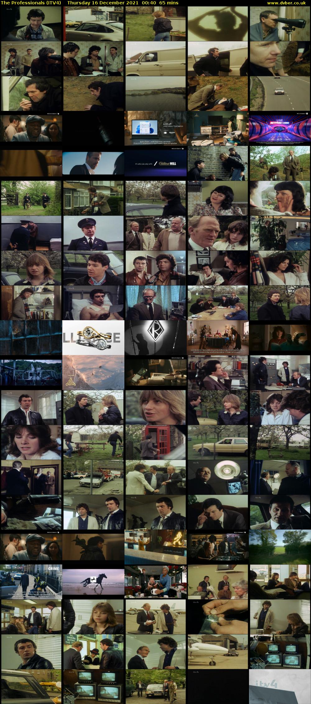 The Professionals (ITV4) Thursday 16 December 2021 00:40 - 01:45