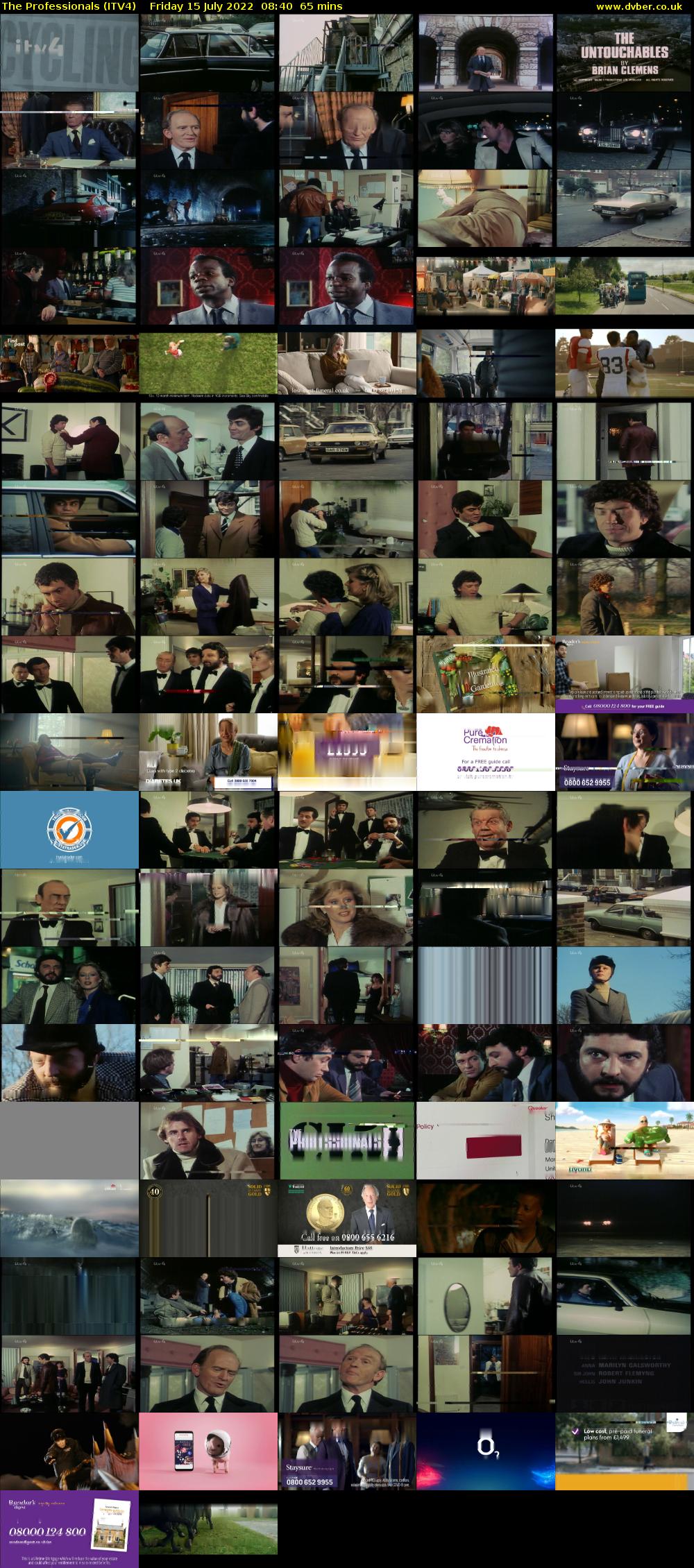 The Professionals (ITV4) Friday 15 July 2022 08:40 - 09:45