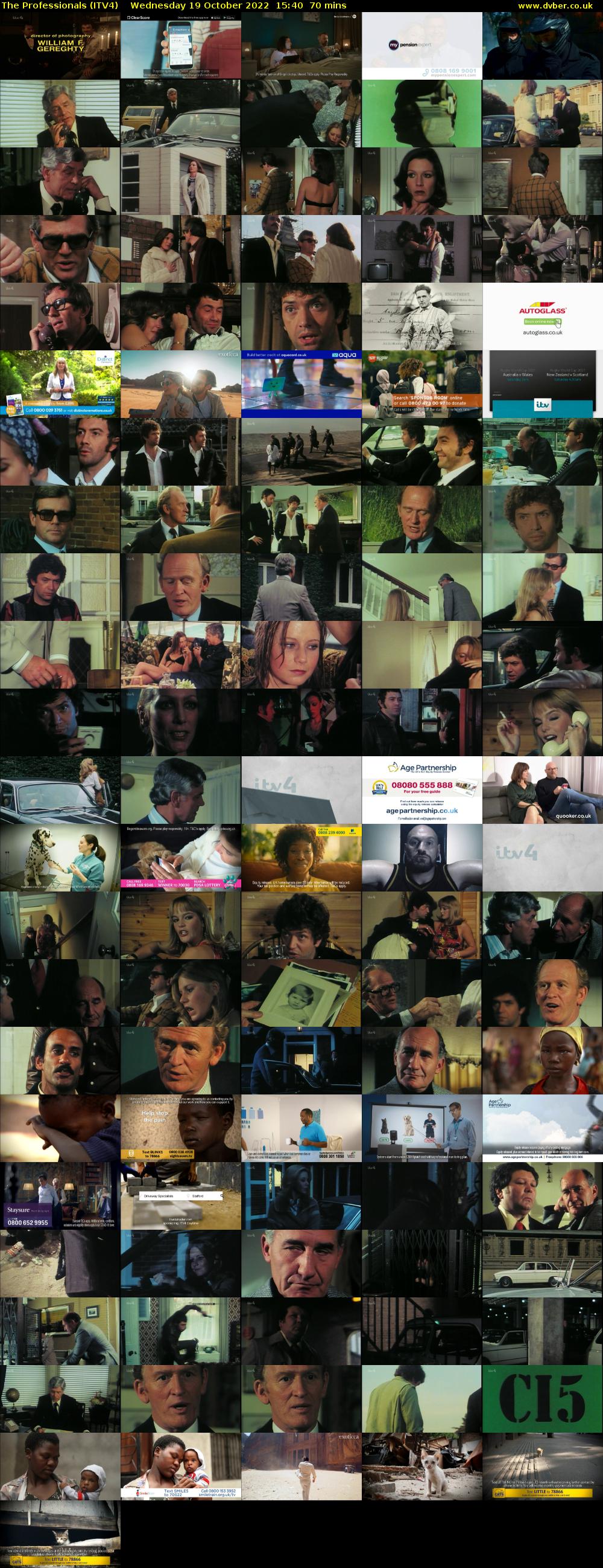 The Professionals (ITV4) Wednesday 19 October 2022 15:40 - 16:50