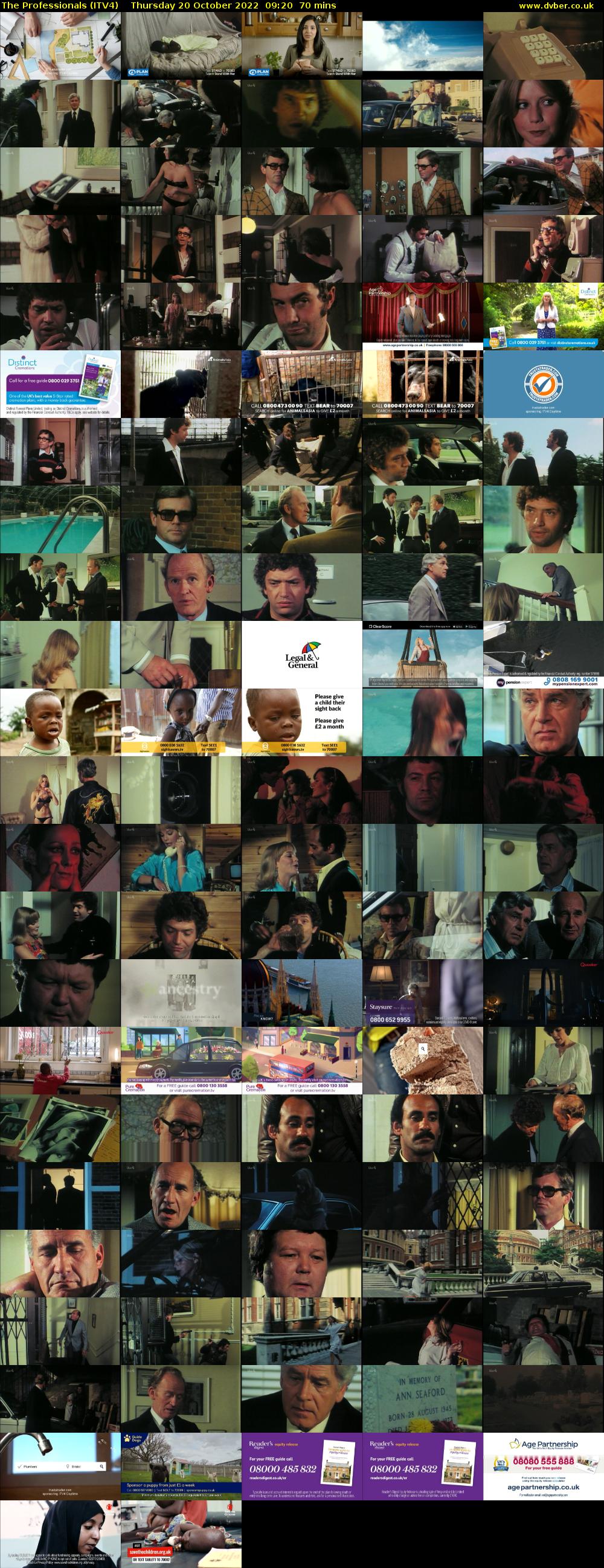 The Professionals (ITV4) Thursday 20 October 2022 09:20 - 10:30