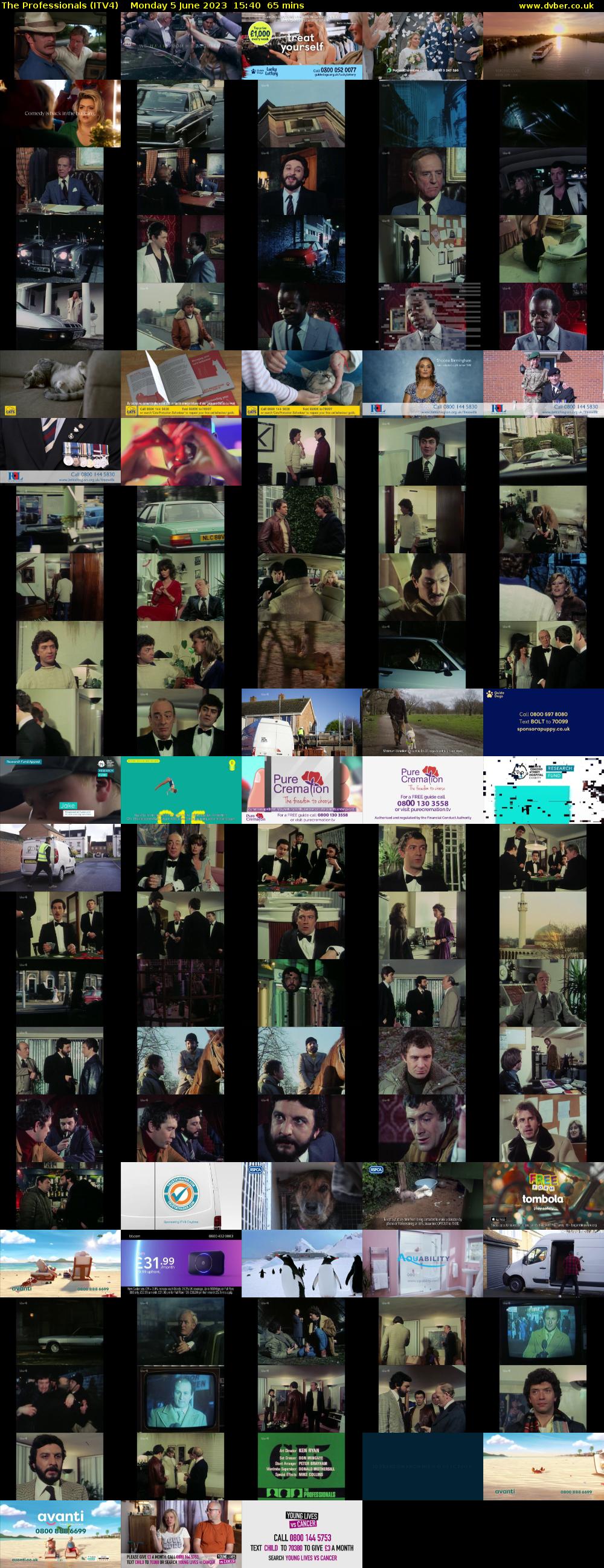 The Professionals (ITV4) Monday 5 June 2023 15:40 - 16:45