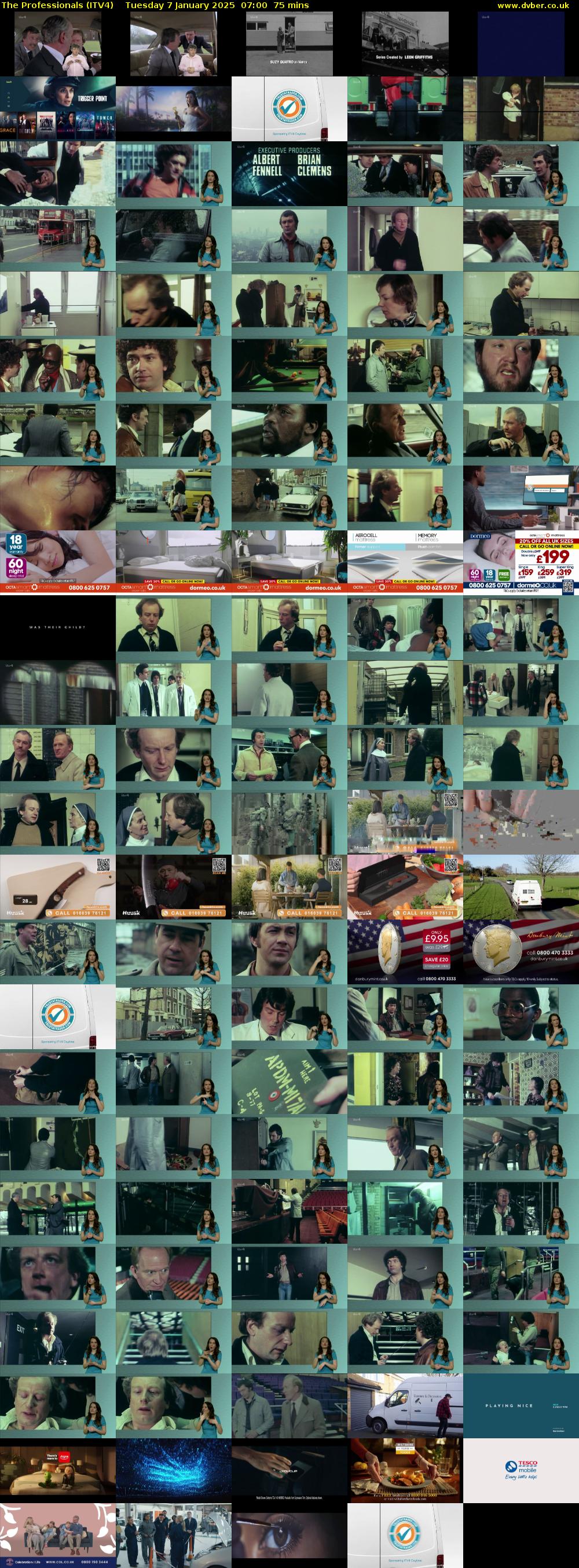 The Professionals (ITV4) Tuesday 7 January 2025 07:00 - 08:15