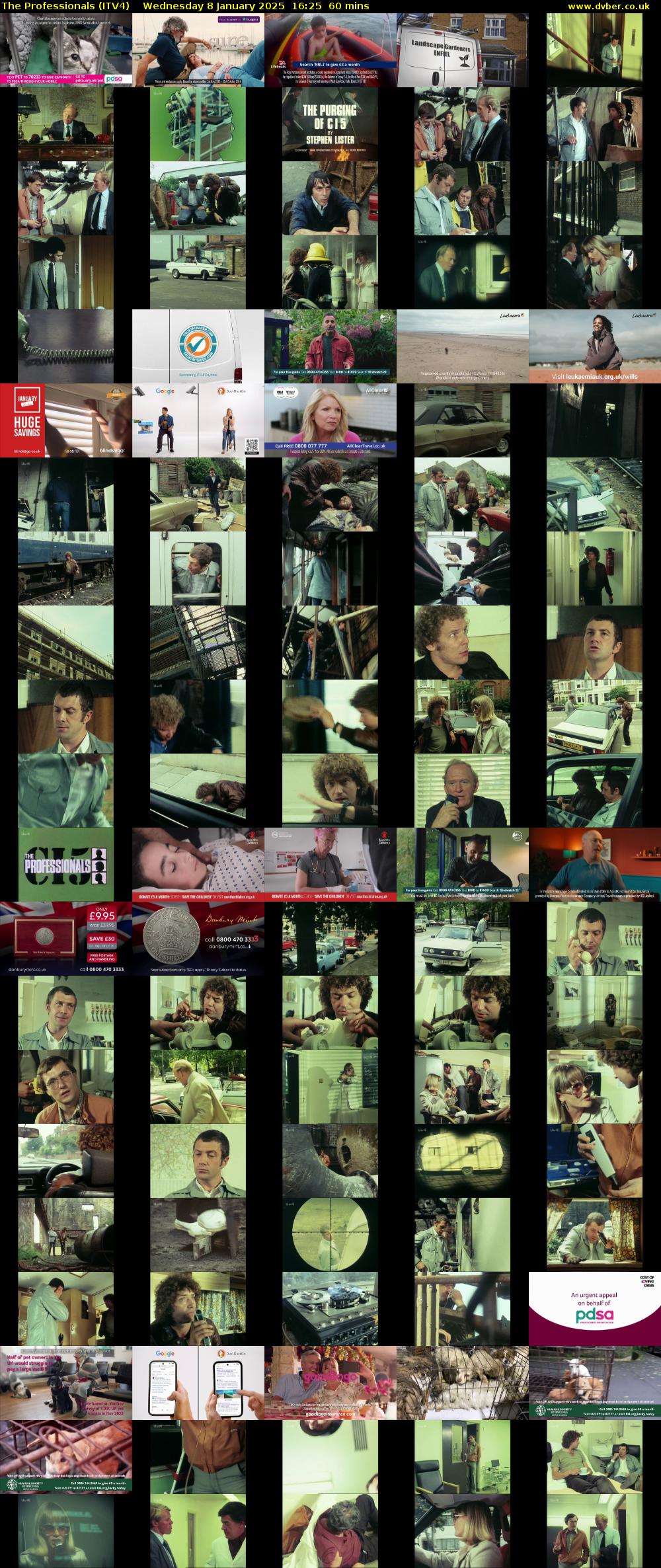 The Professionals (ITV4) Wednesday 8 January 2025 16:25 - 17:25