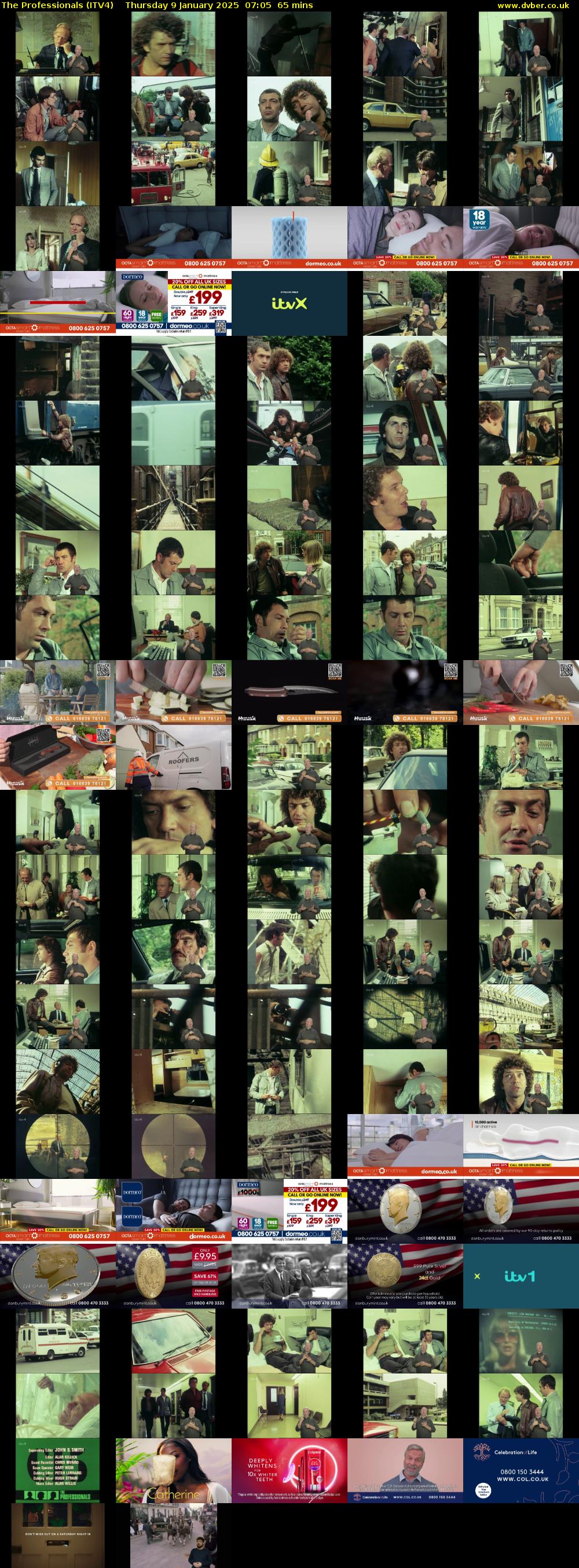 The Professionals (ITV4) Thursday 9 January 2025 07:05 - 08:10