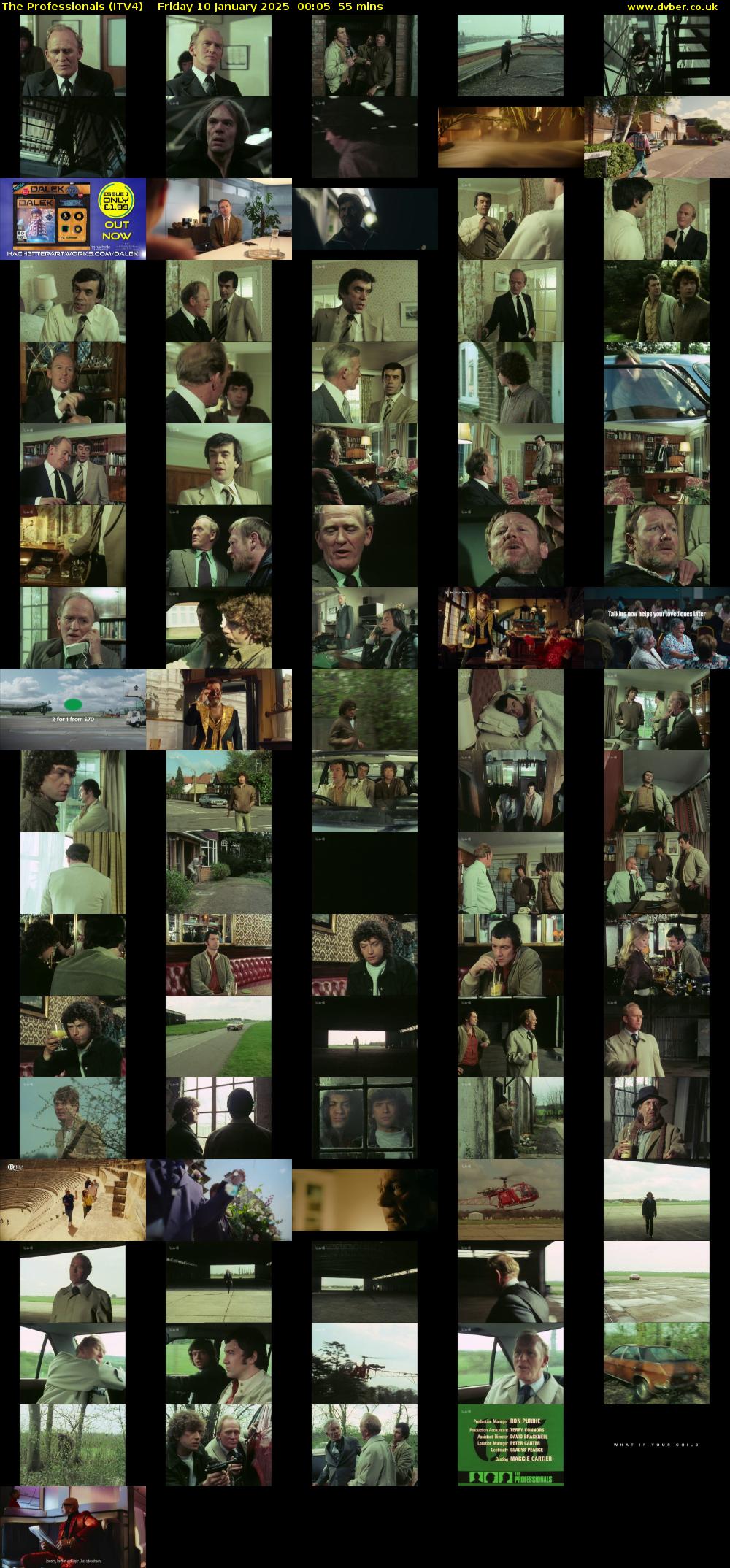 The Professionals (ITV4) Friday 10 January 2025 00:05 - 01:00