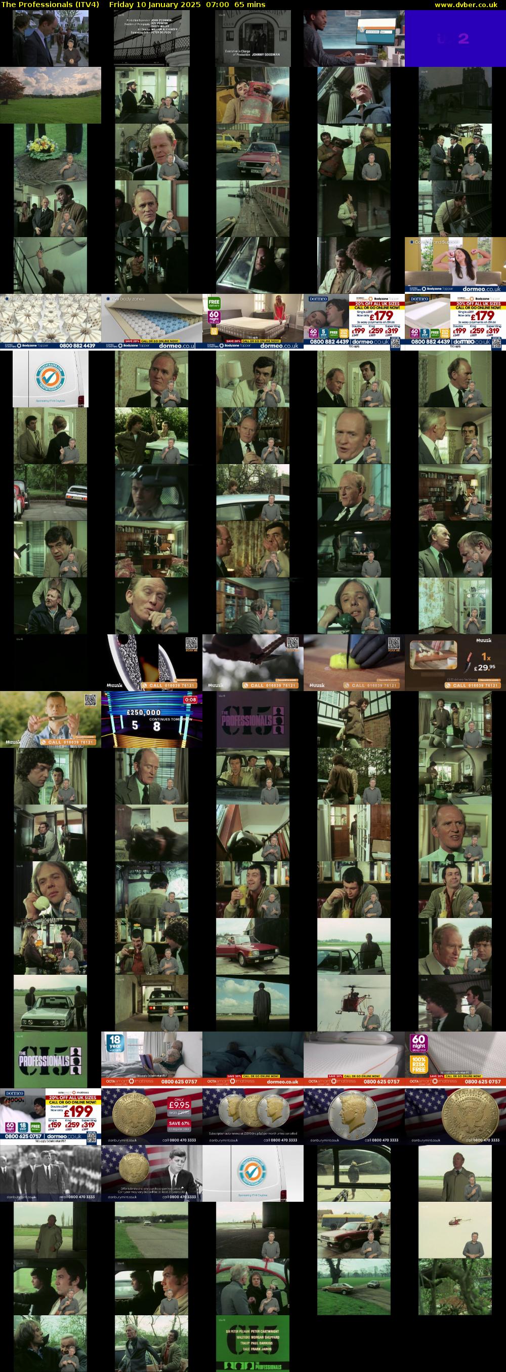 The Professionals (ITV4) Friday 10 January 2025 07:00 - 08:05