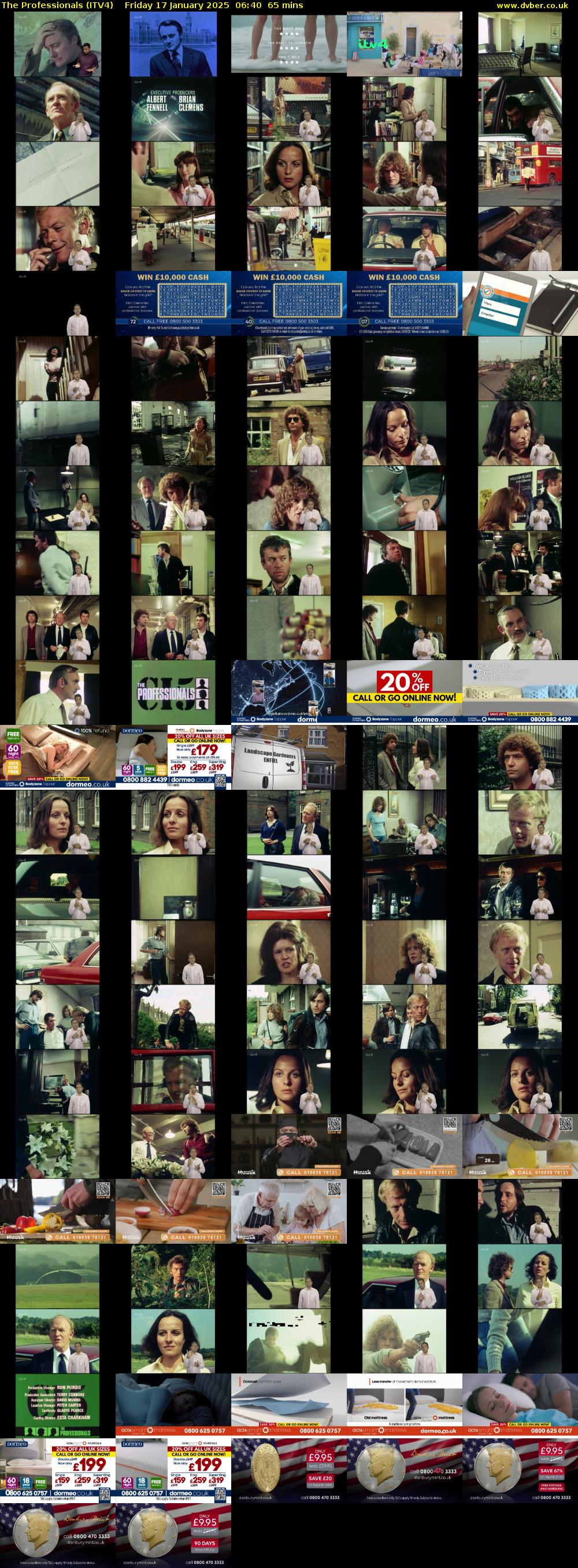 The Professionals (ITV4) Friday 17 January 2025 06:40 - 07:45