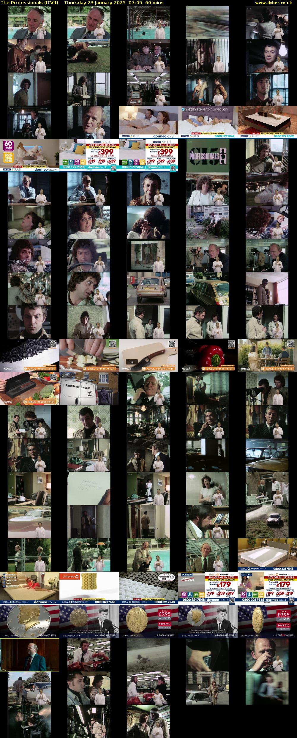 The Professionals (ITV4) Thursday 23 January 2025 07:05 - 08:05