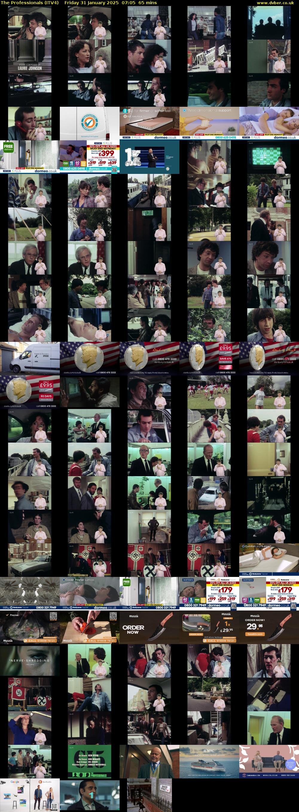 The Professionals (ITV4) Friday 31 January 2025 07:05 - 08:10