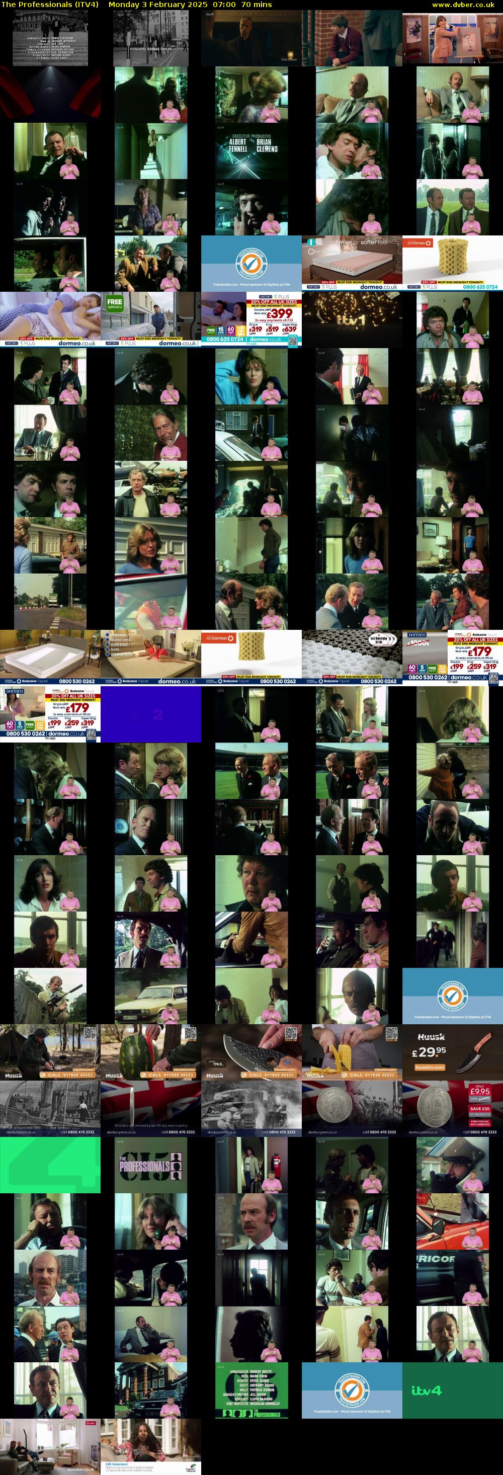 The Professionals (ITV4) Monday 3 February 2025 07:00 - 08:10