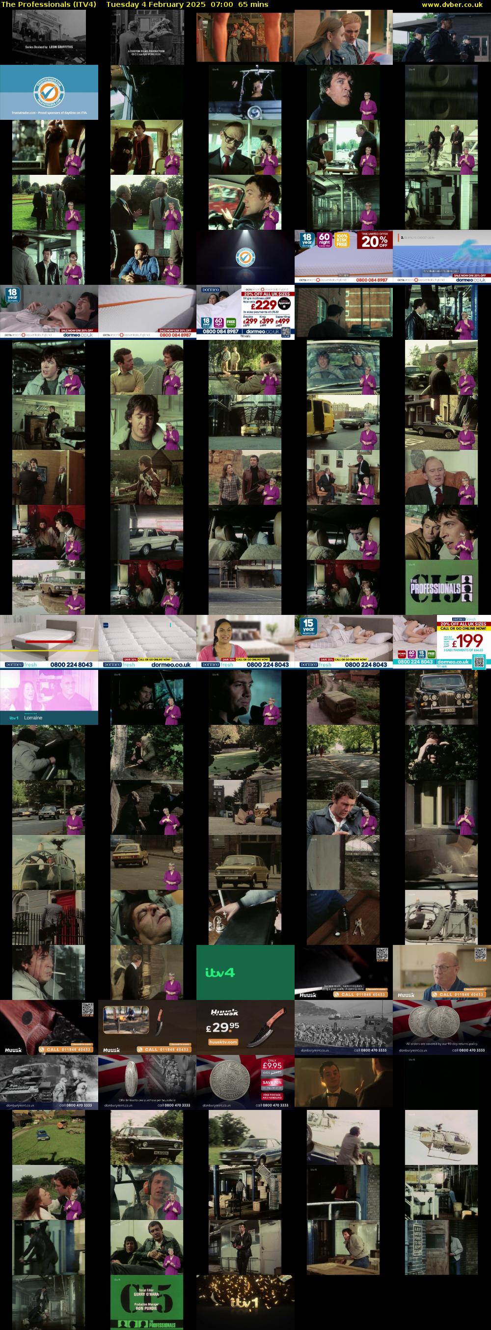 The Professionals (ITV4) Tuesday 4 February 2025 07:00 - 08:05