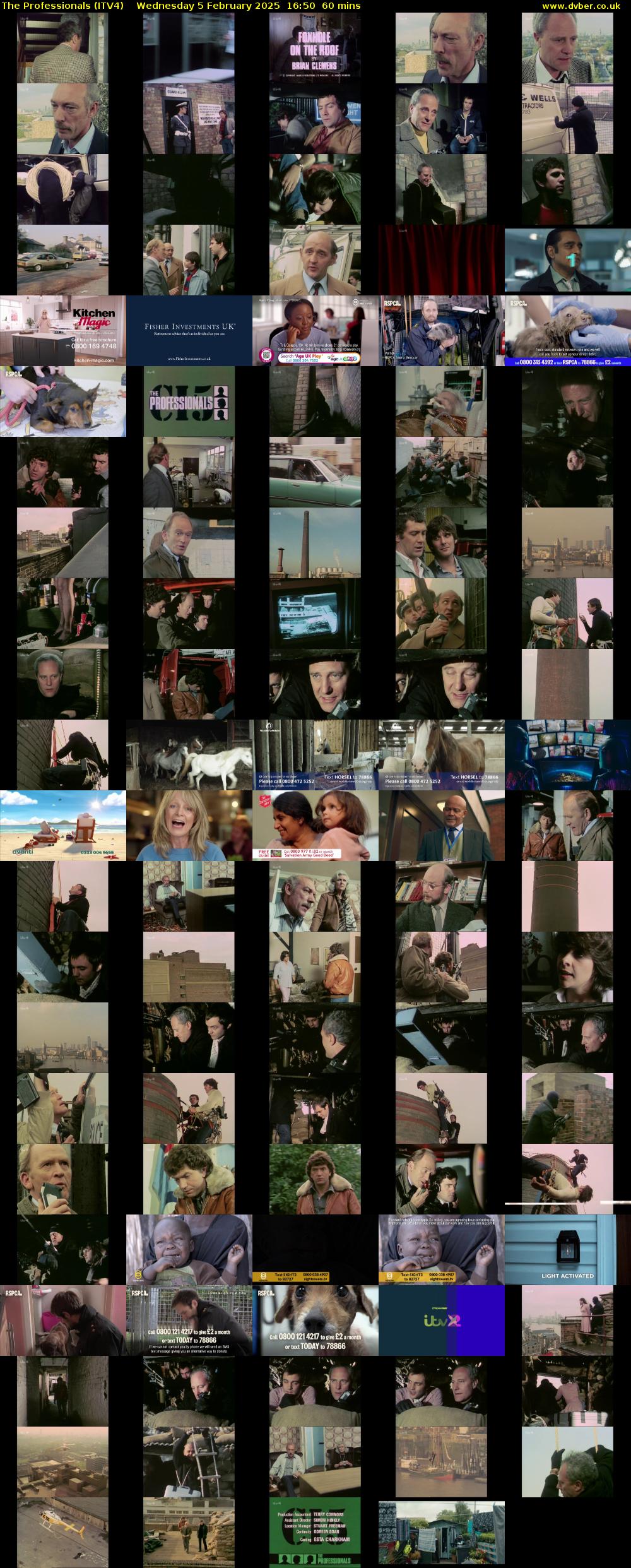 The Professionals (ITV4) Wednesday 5 February 2025 16:50 - 17:50