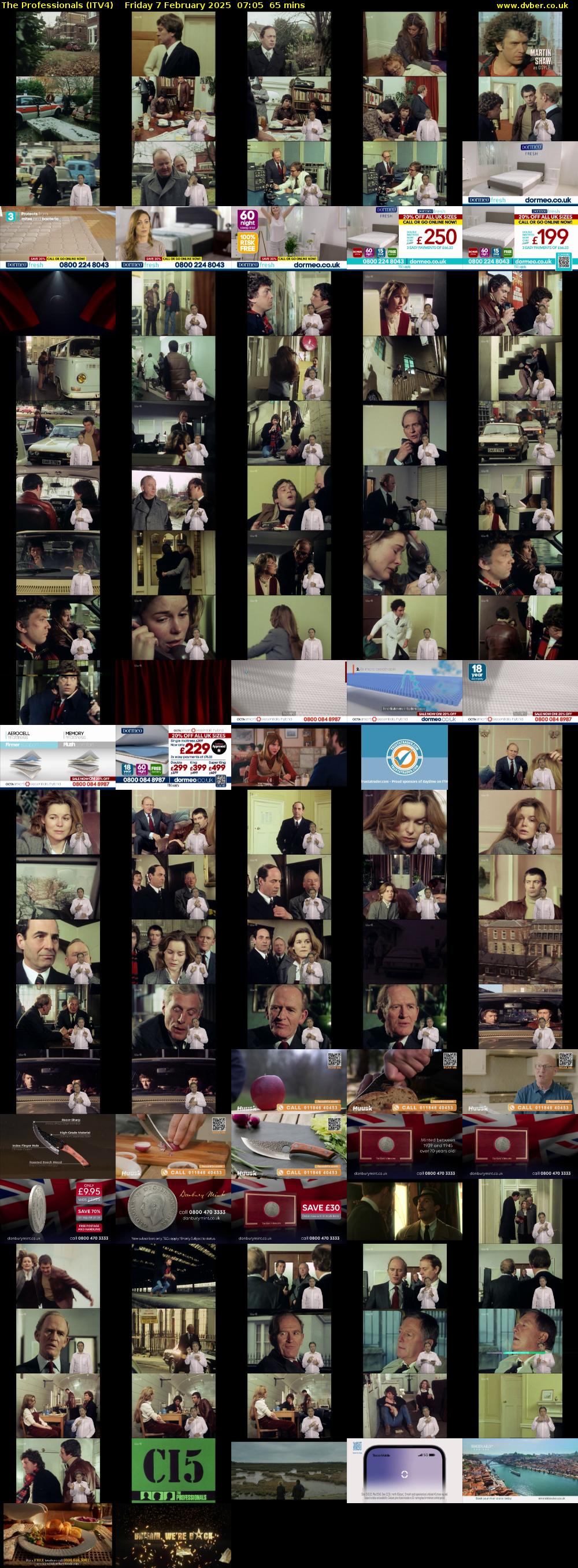 The Professionals (ITV4) Friday 7 February 2025 07:05 - 08:10