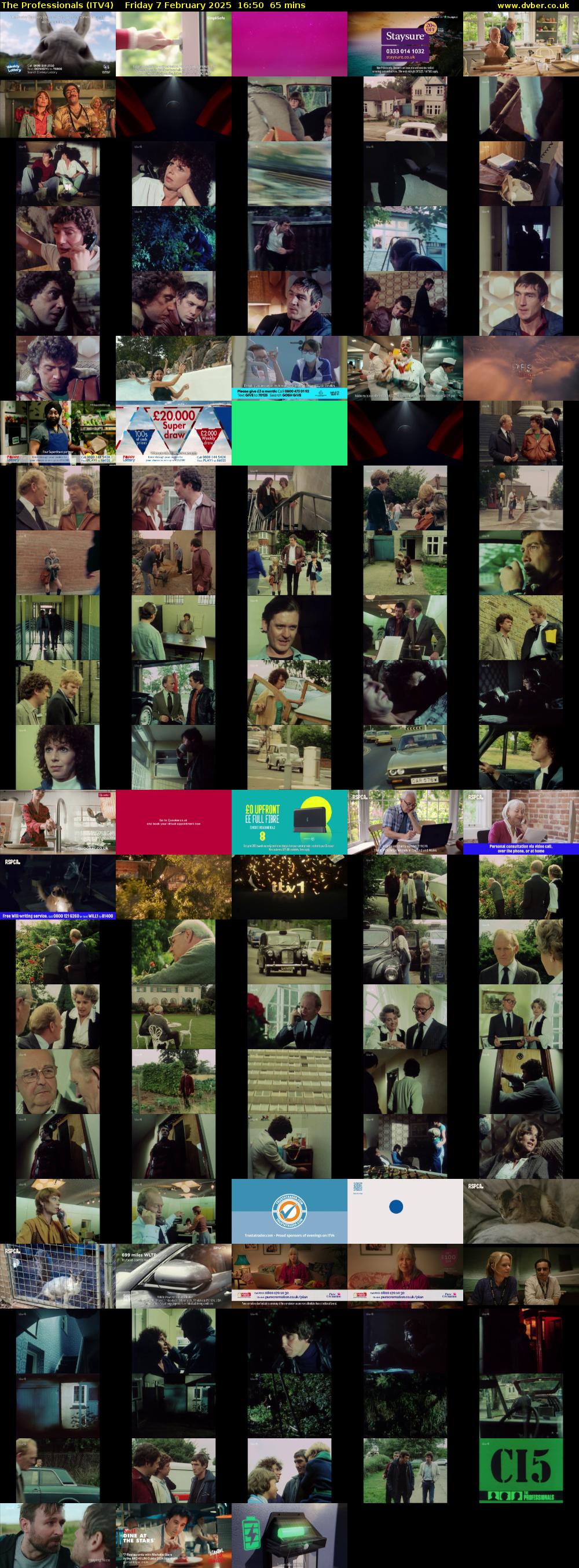 The Professionals (ITV4) Friday 7 February 2025 16:50 - 17:55