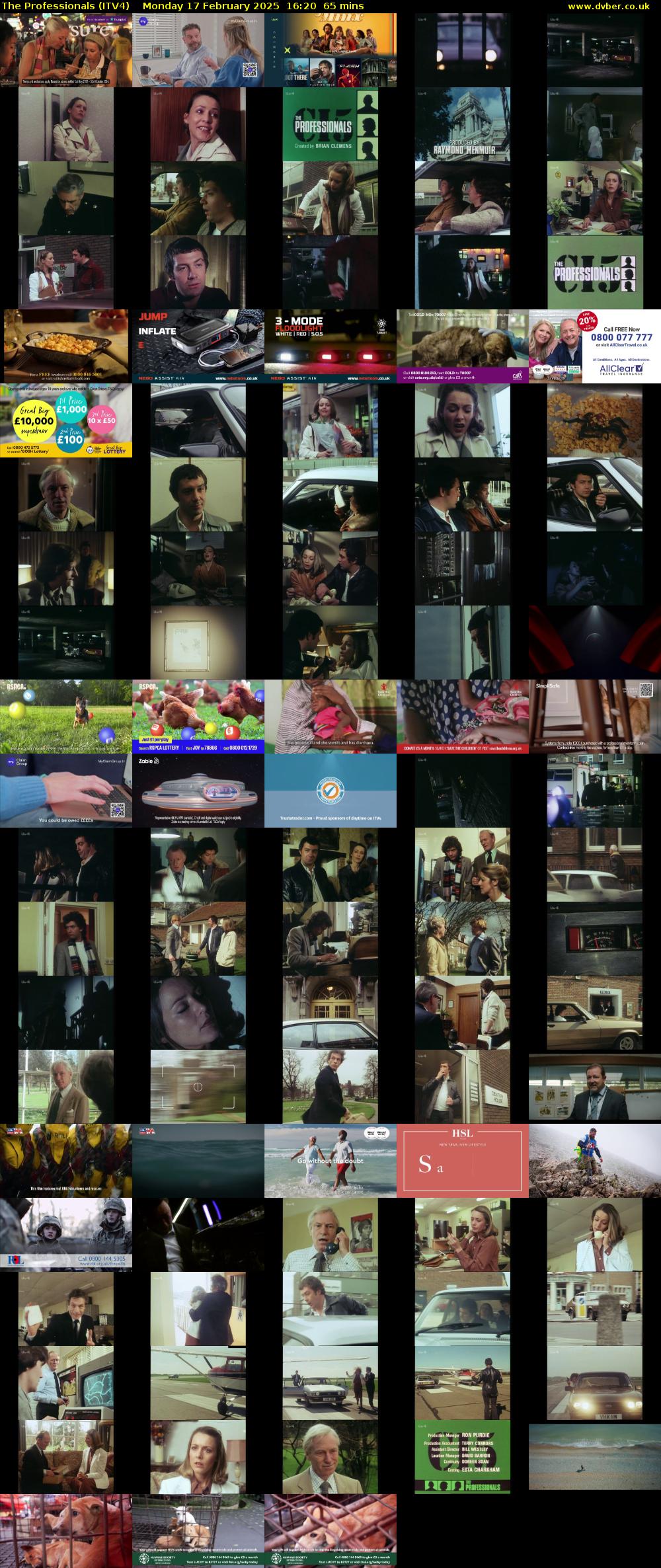 The Professionals (ITV4) Monday 17 February 2025 16:20 - 17:25