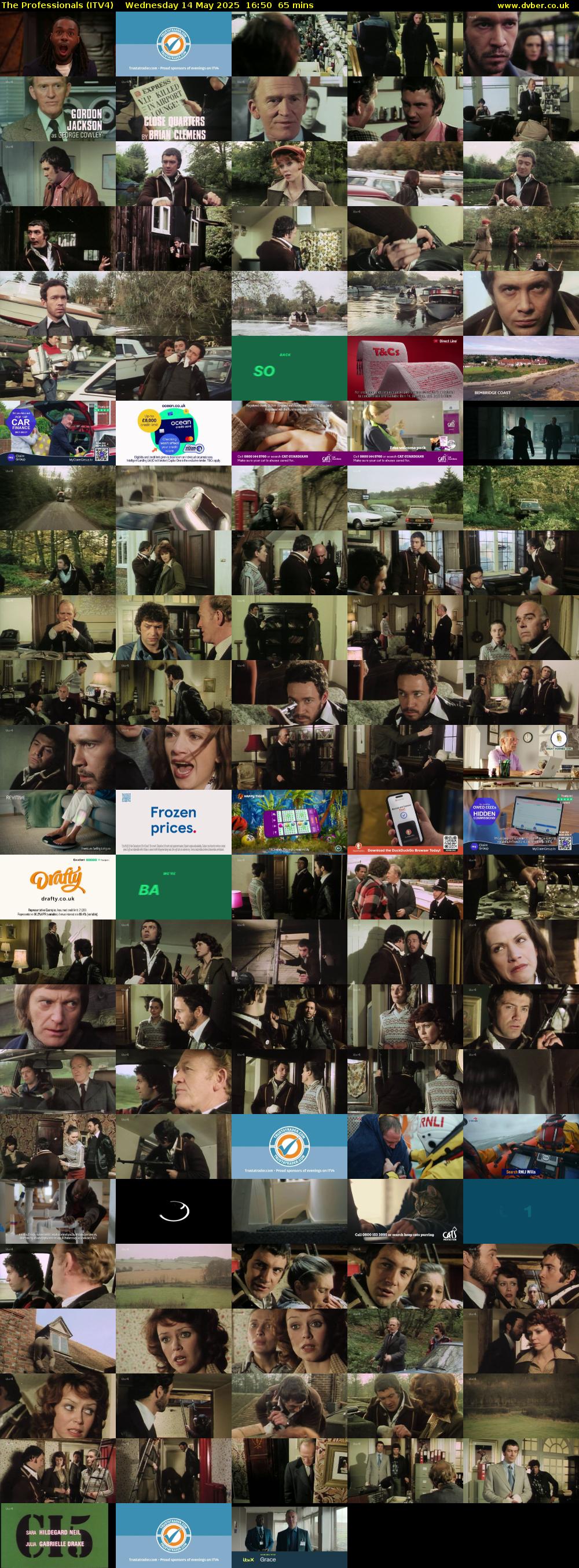 The Professionals (ITV4) Wednesday 14 May 2025 16:50 - 17:55
