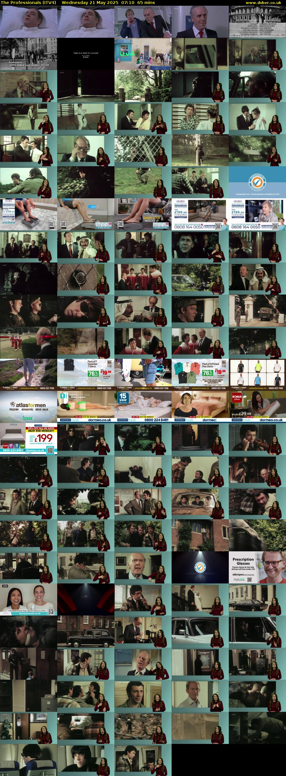 The Professionals (ITV4) Wednesday 21 May 2025 07:10 - 08:15