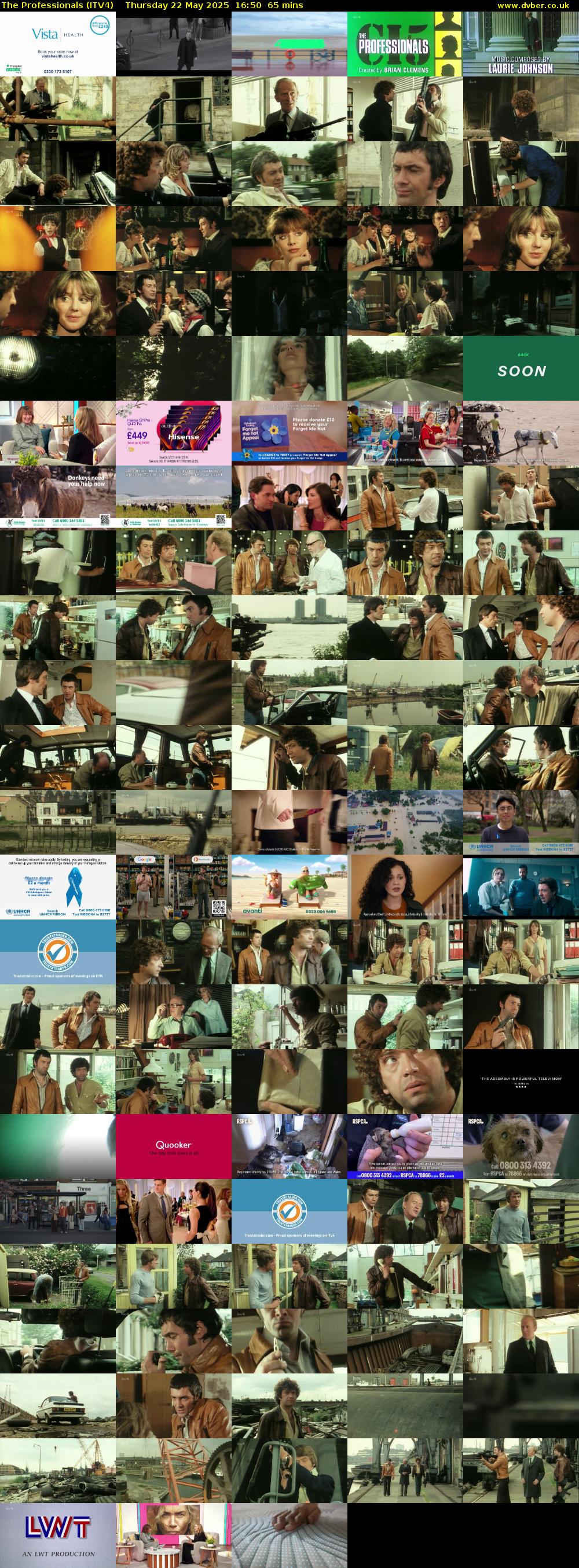 The Professionals (ITV4) Thursday 22 May 2025 16:50 - 17:55